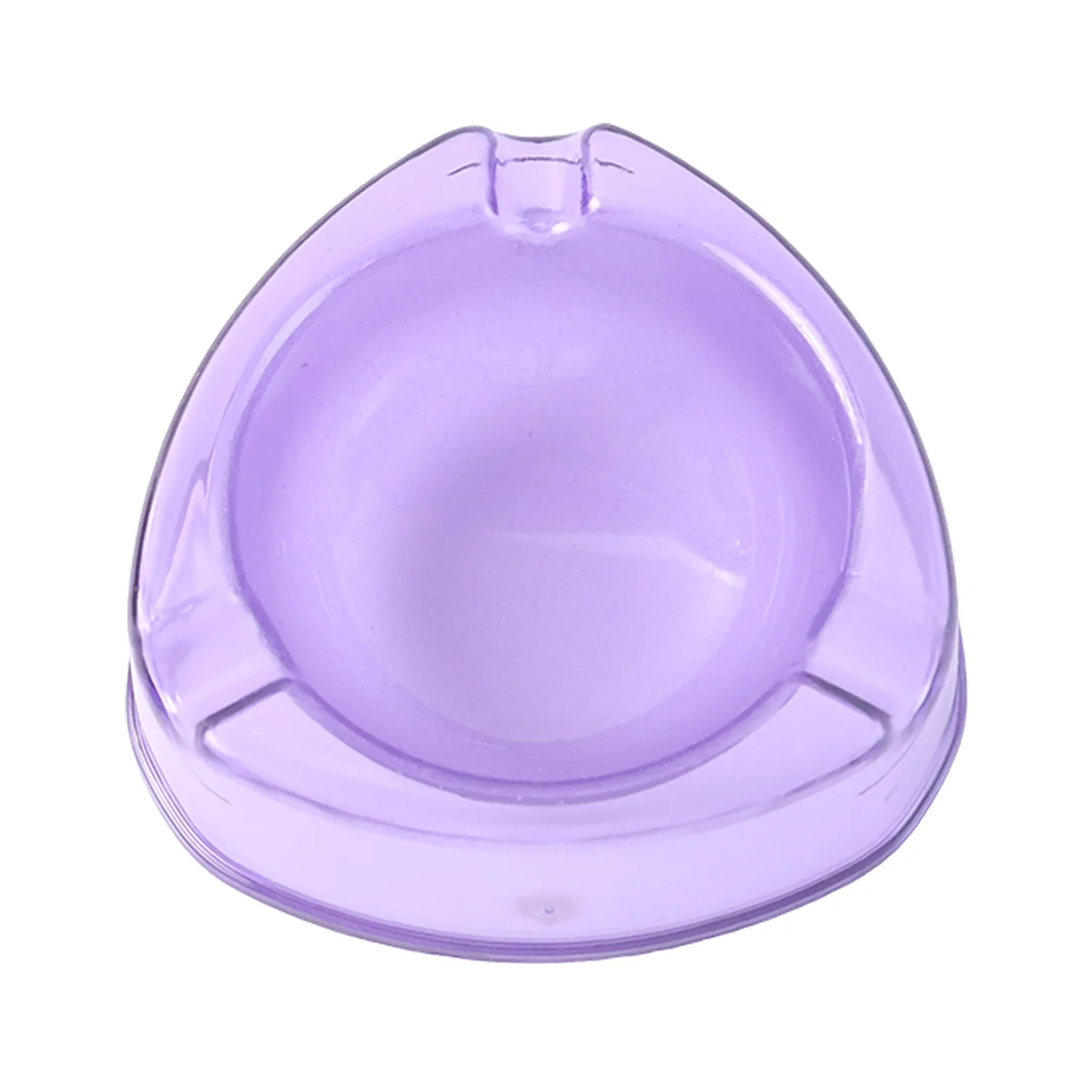 Transparent Purple Plastic Ashtray – Durable Heat-Resistant Design - Image 5