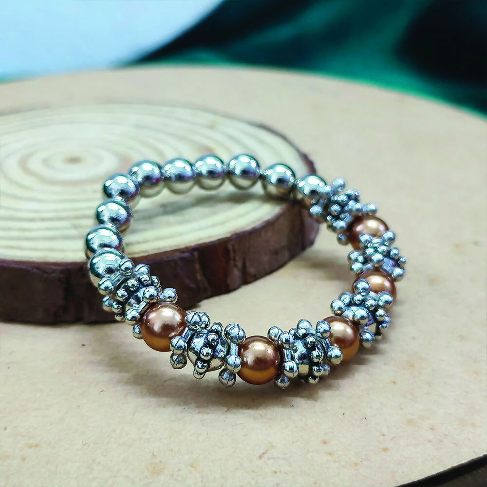 Beads Bracelet Combo Pack – 6 Stylish Trendy Bracelets - Image 3