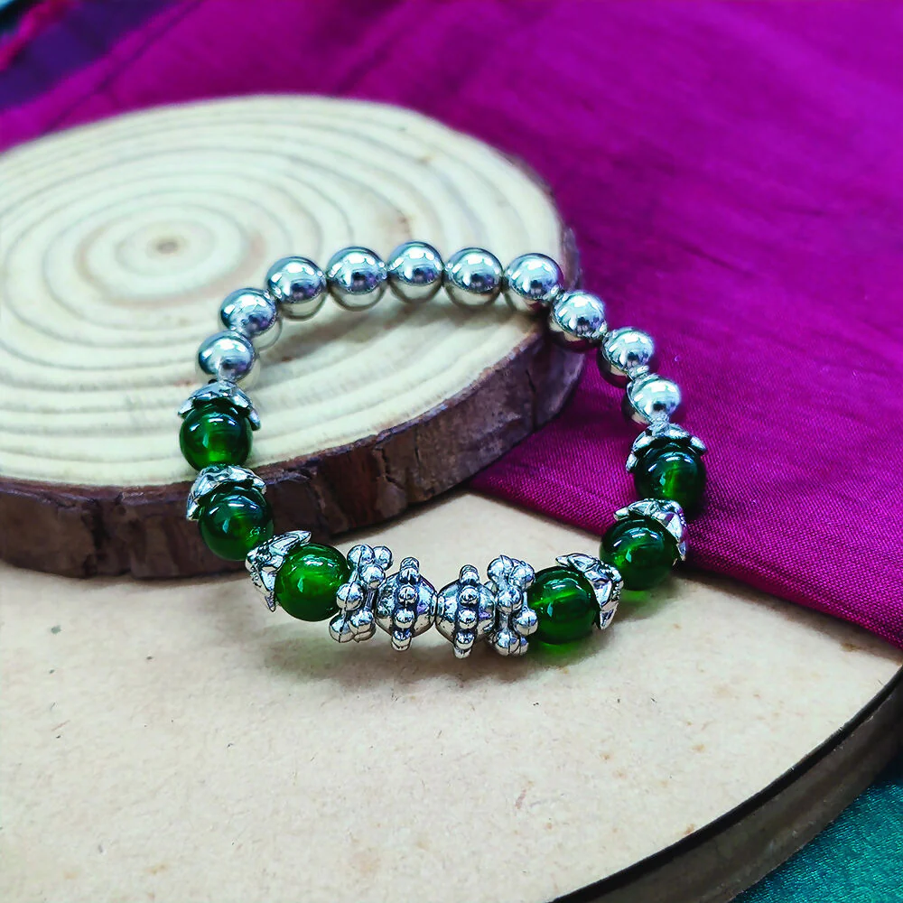 Beads Bracelet Combo Pack – 6 Stylish Trendy Bracelets - Image 4