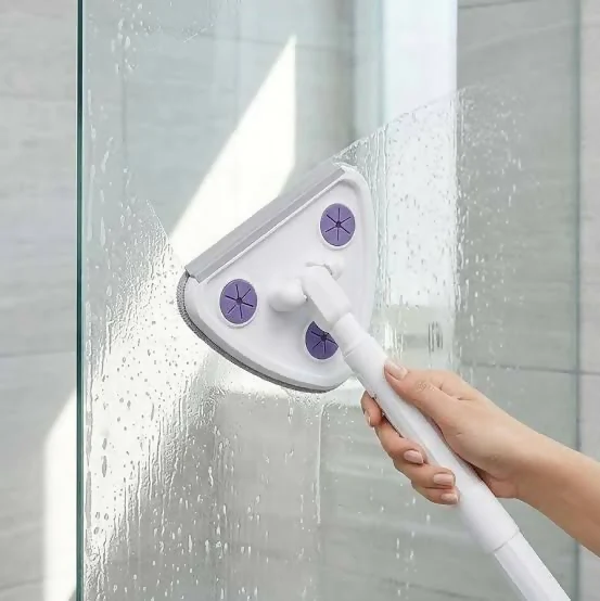 Triangular Microfiber Cleaning Mop for Glass, Walls & Floor Corners