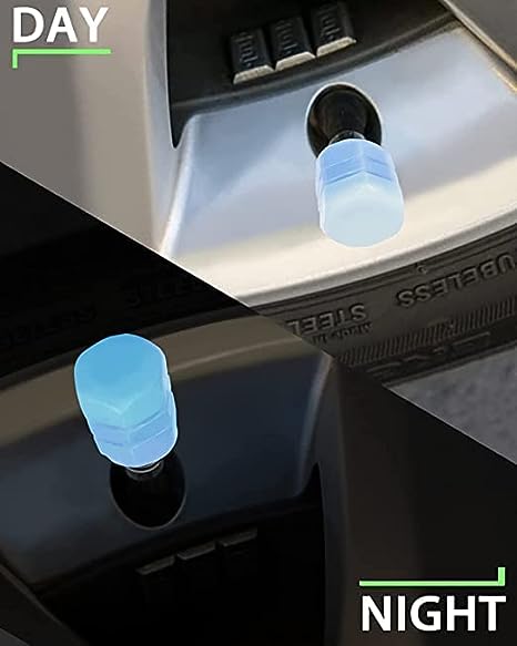 Luminous Tyre Valve Caps – Glow-in-Dark, Universal Fit | RaceVault - Image 8