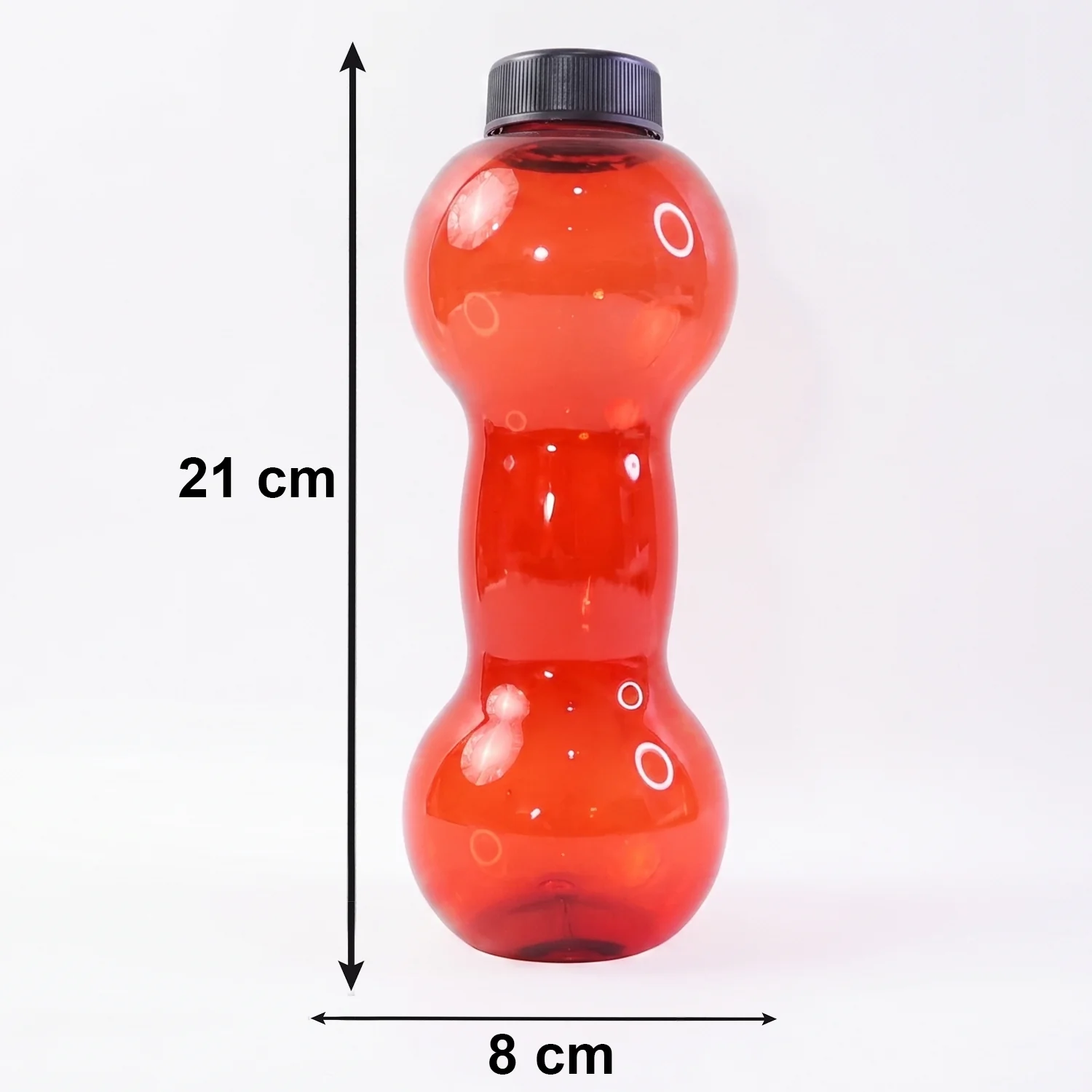Dumbbell Shaped Water Bottle 550ML – Durable & Leak-Proof - Image 6