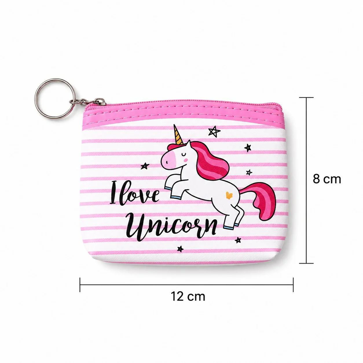 Unicorn Mini Coin Pouch – Stylish Kids Accessory with Keyring - Image 7