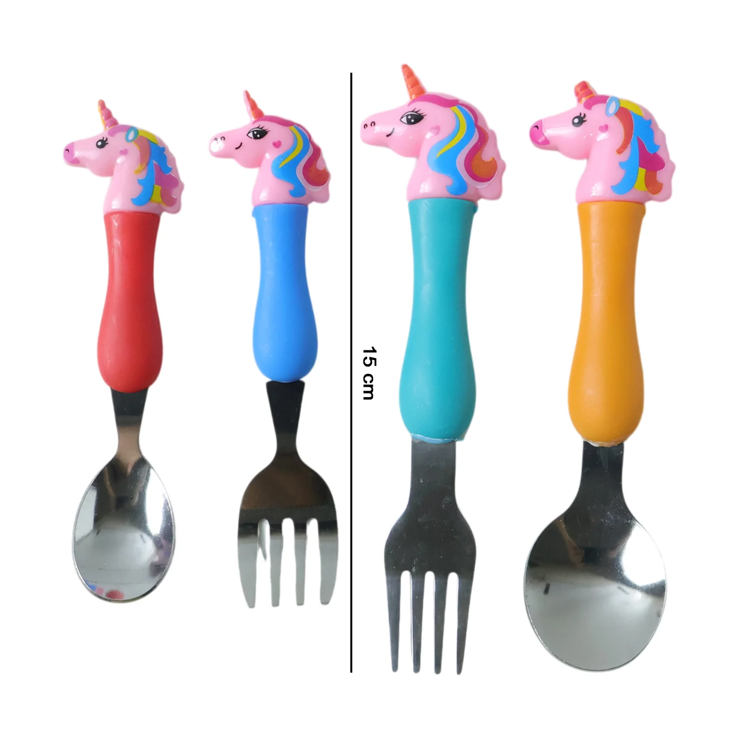 Unicorn Kids Spoon and Fork Set – Cute & Safe for Little Eaters - Image 6