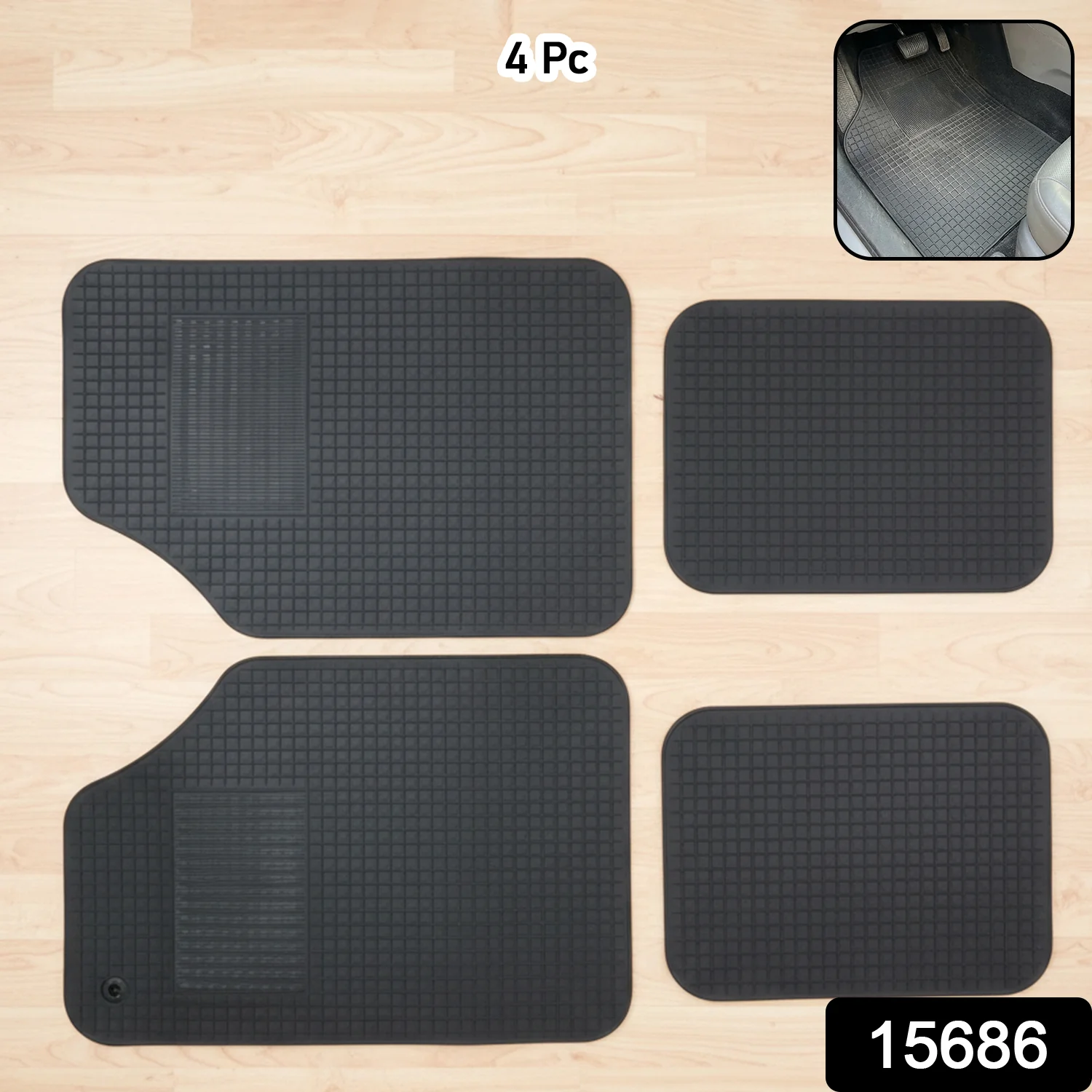 Universal Heavy Duty Car Floor Mat Set – All-Weather Vehicle Protection - Image 2