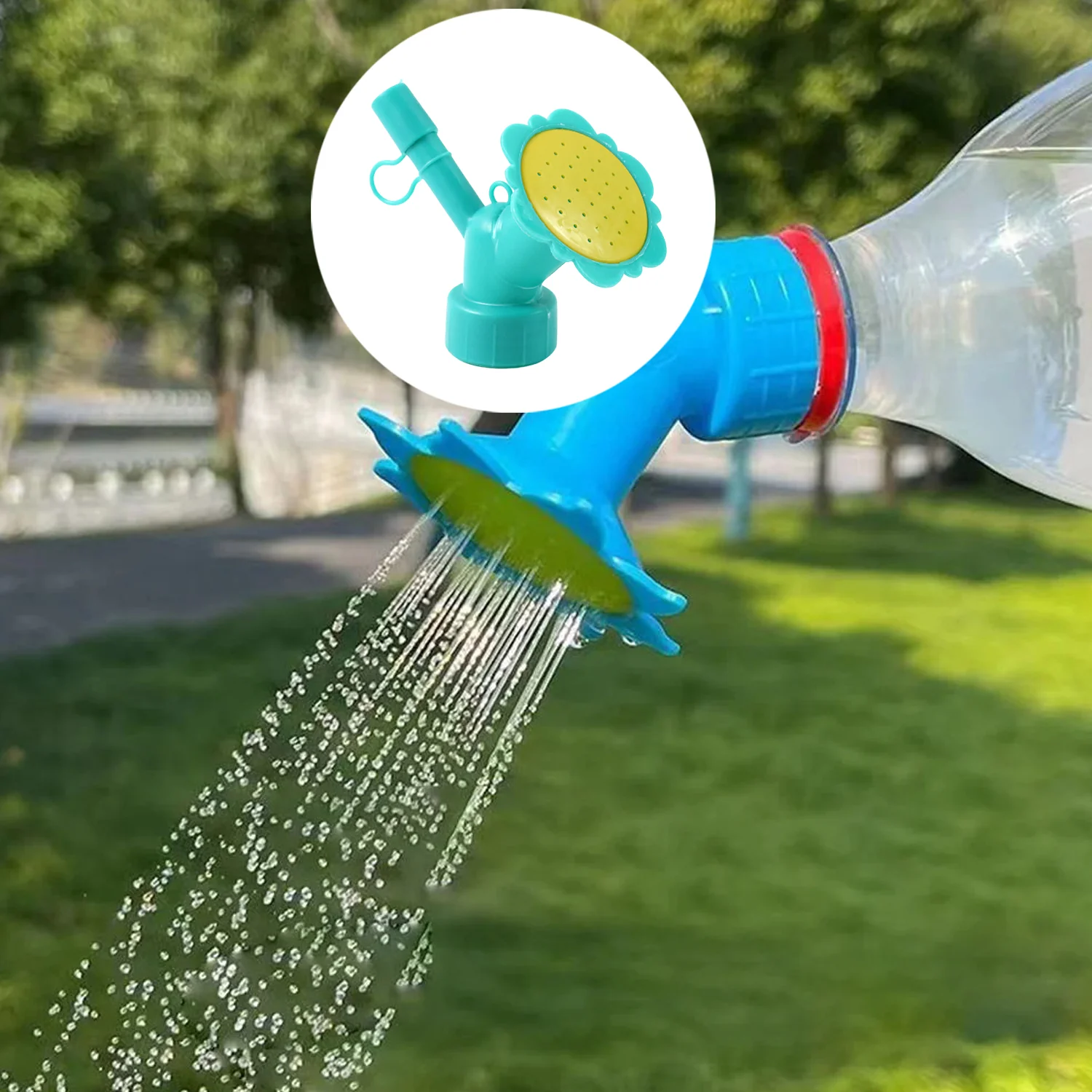 Bottle Sprinkler Head Nozzle – Universal Plastic Flower Shape - Image 4