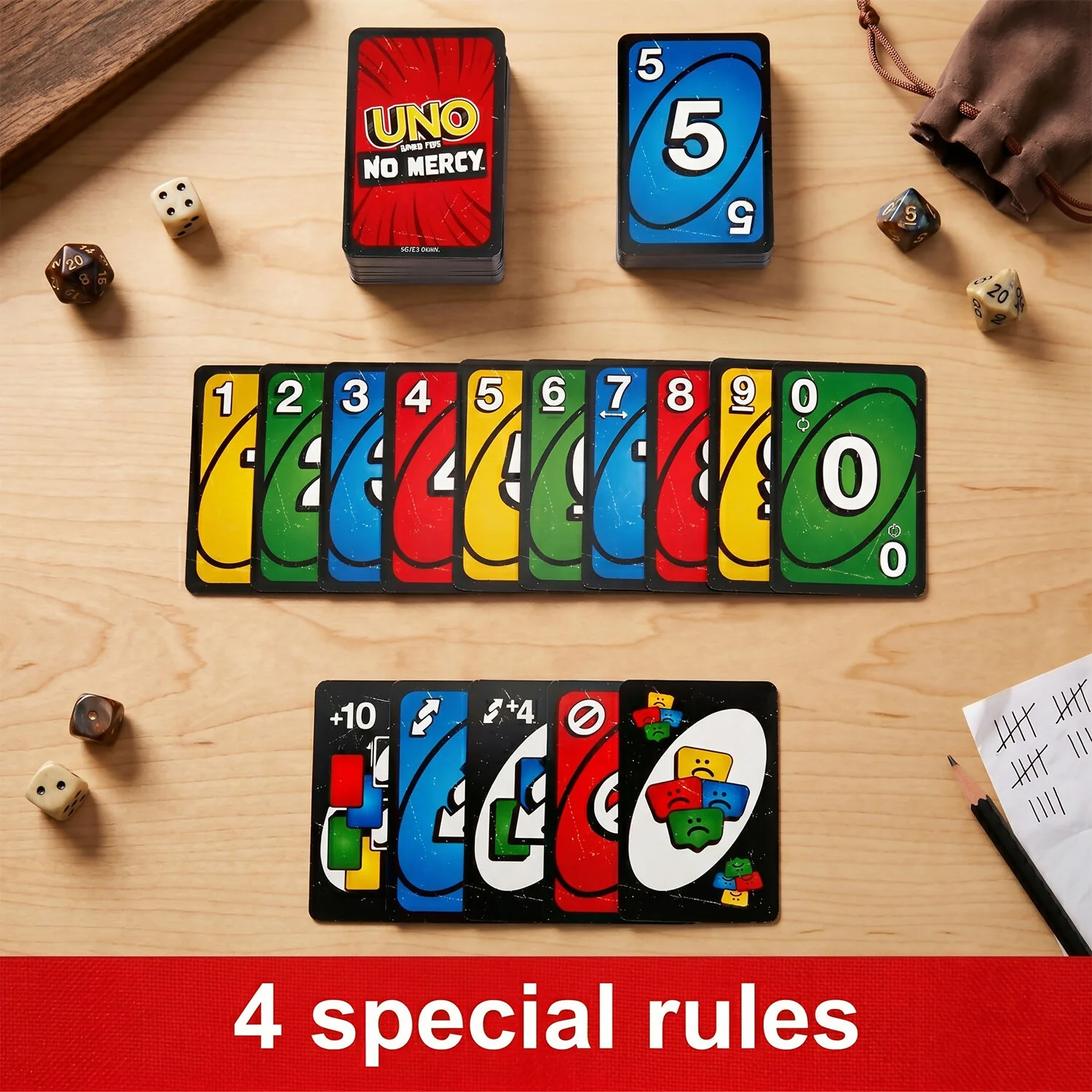 UNO Show ’Em No Mercy Card Game – Extreme Rules & Thrilling Play - Image 3