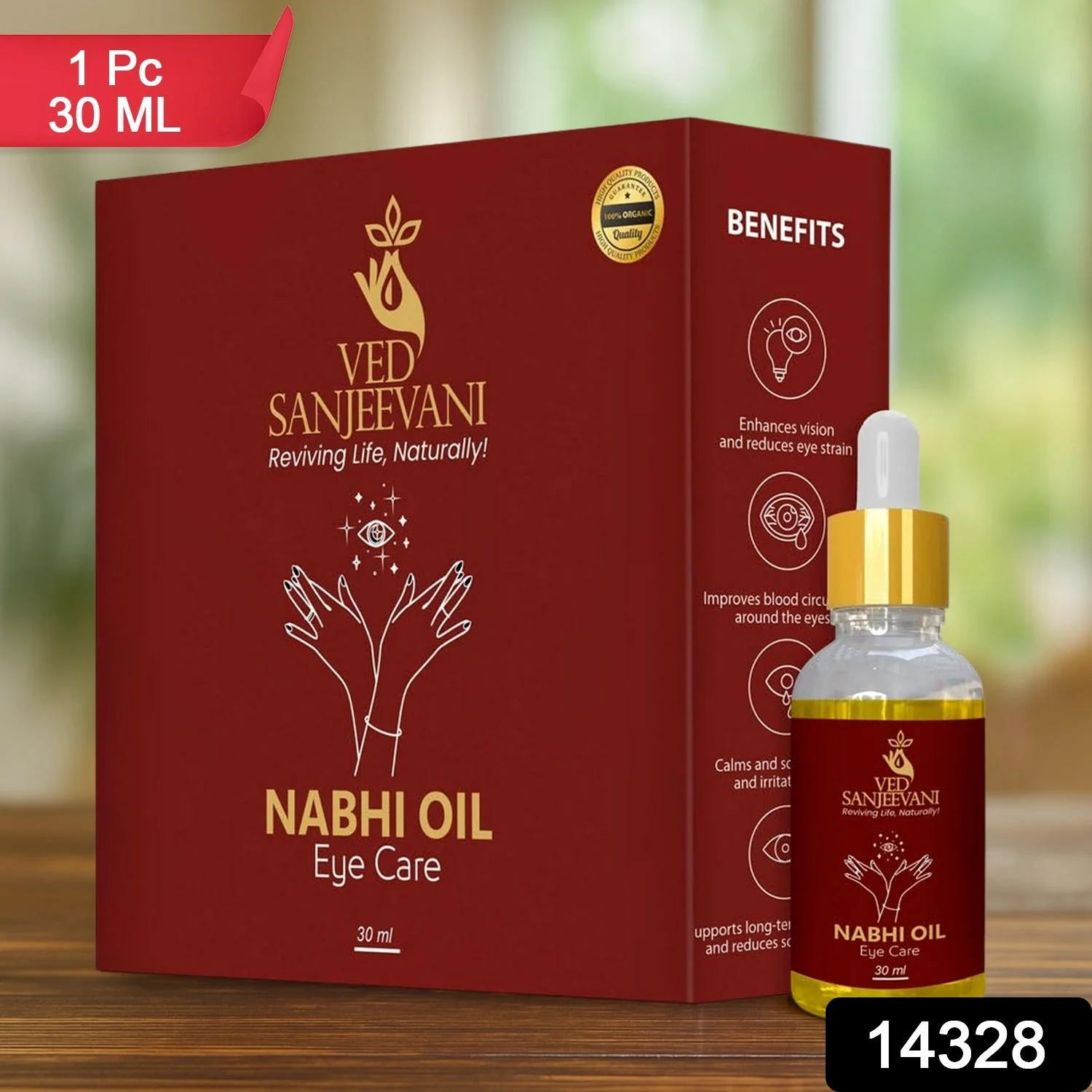 Nabhi Oil for Eye Care – 100% Organic Ayurvedic Vision Support - Image 2