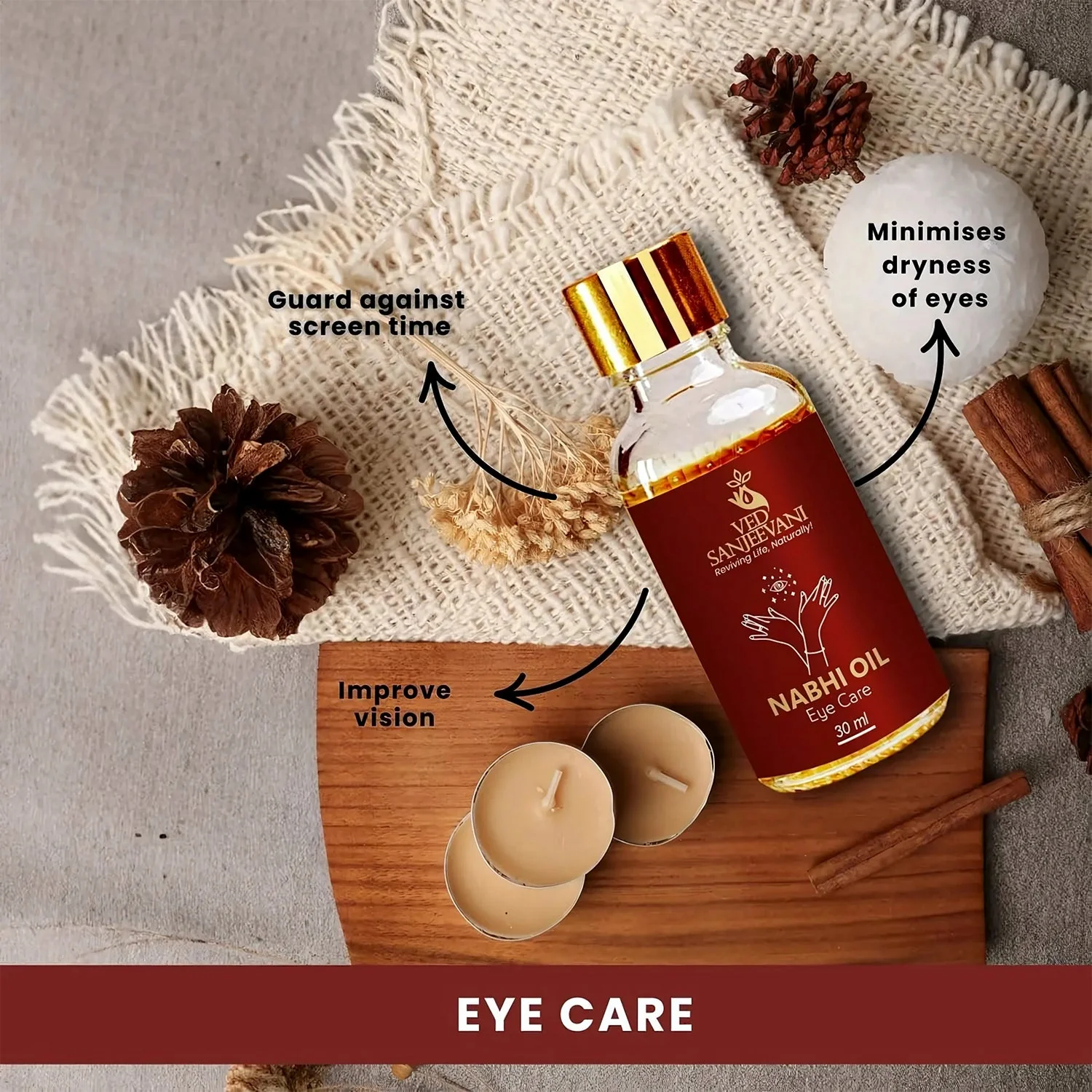 Nabhi Oil for Eye Care – 100% Organic Ayurvedic Vision Support - Image 6
