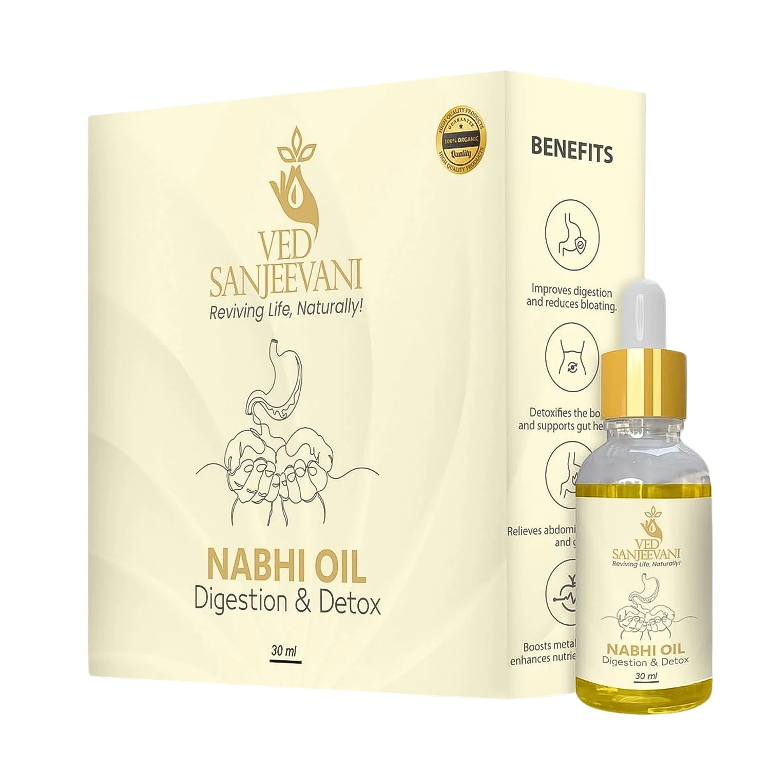Nabhi Oil for Digestion – Organic Ayurvedic Detox & Gut Health - Image 5