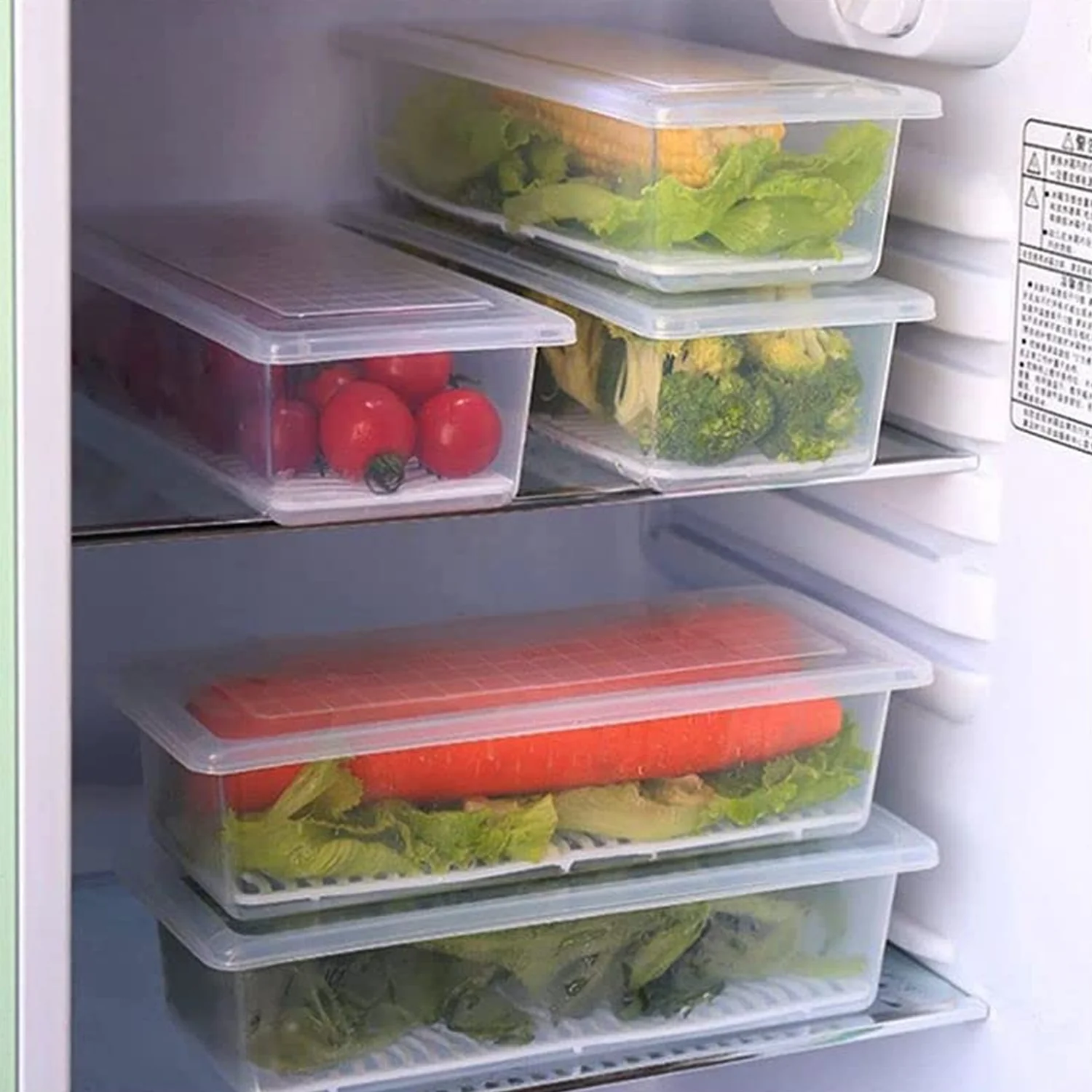 Freezer Storage Containers – 6-Pack 1500ML with Drain Plate | Organivo - Image 9