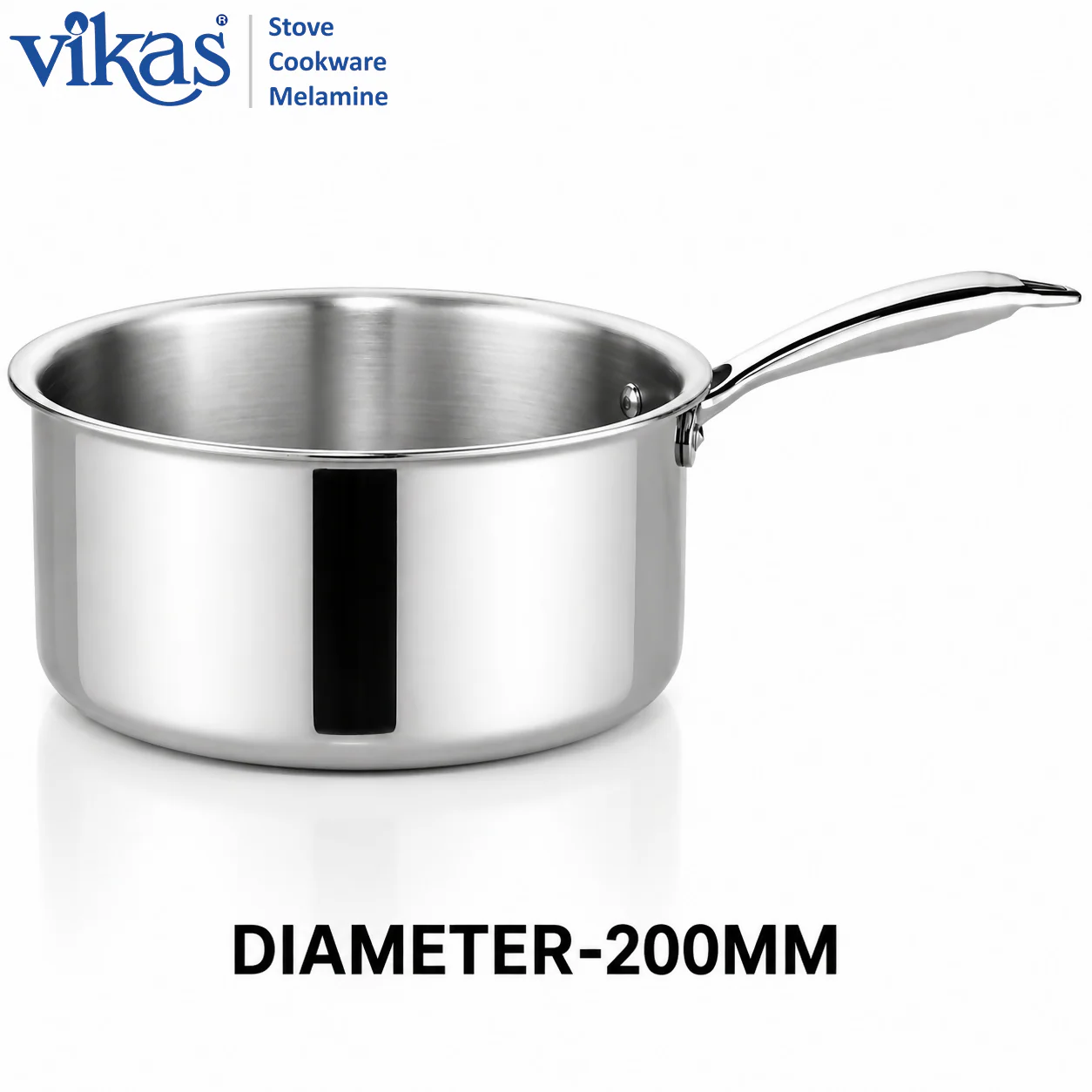 Stainless Steel Saucepan – Durable & Even Heating for Everyday Cooking - Image 4