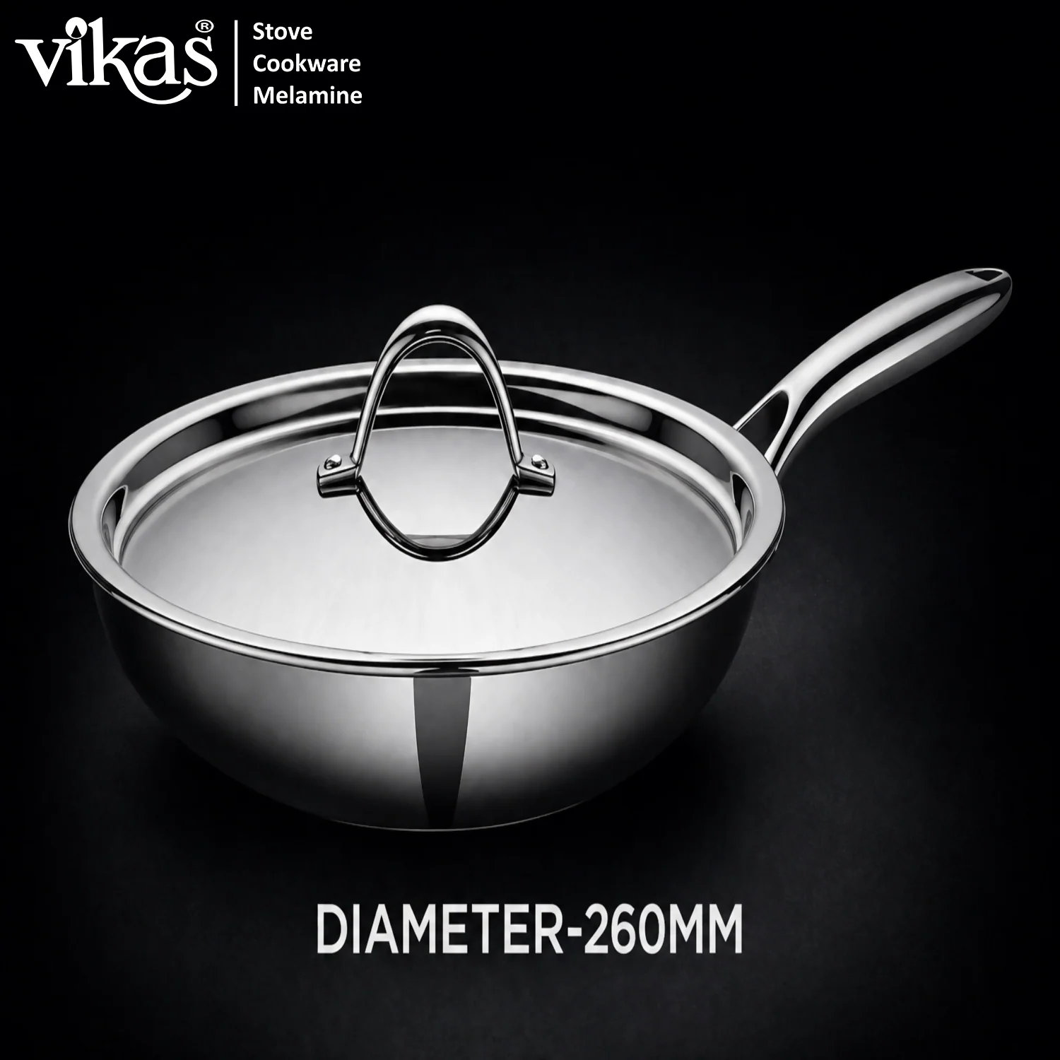 Stainless Steel Frypan – Heavy Duty, Even-Heat Cooking - Image 5