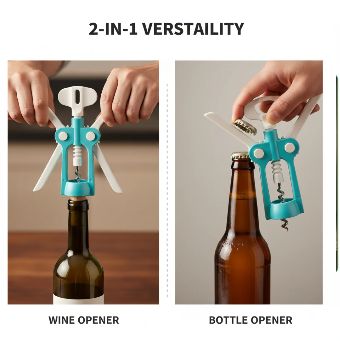 Waiter Corkscrew – Durable Wine & Beer Bottle Opener | Siplix - Image 3