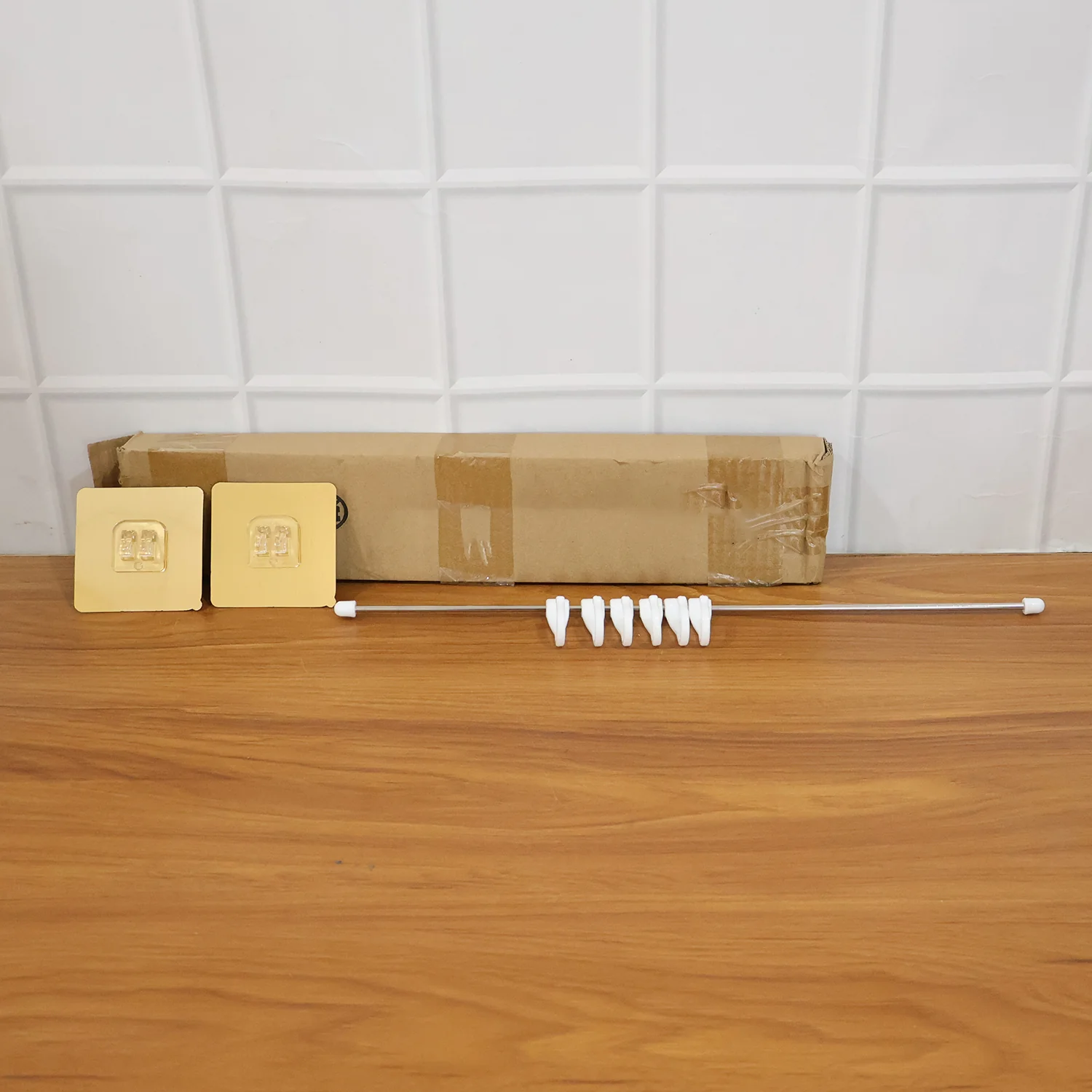 Kitchen Utility Hook Rack – Wall Mounted Adhesive Organizer - Image 8