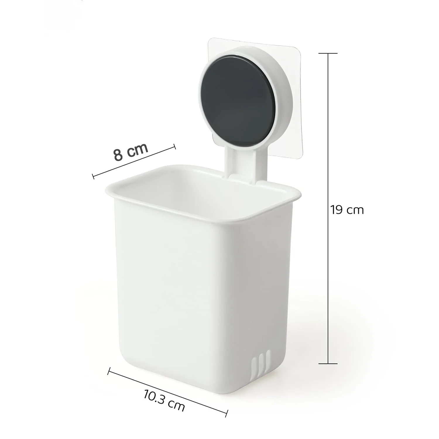 Wall Mounted Toothbrush Holder – Easy Adhesive Installation (2 Pc) - Image 6