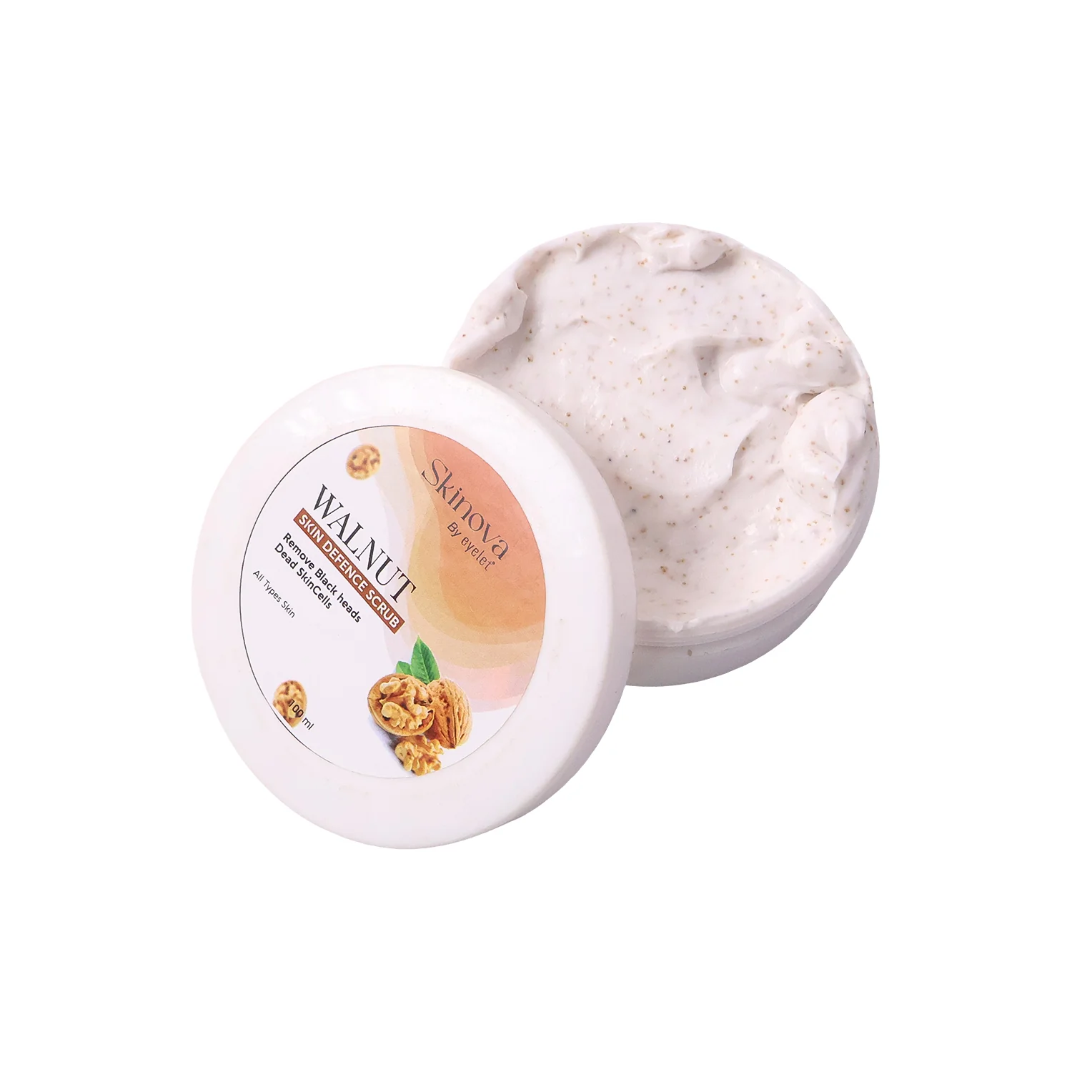 Walnut Skin Defence Scrub – Exfoliating Face & Body Cleanser 100ml - Image 5