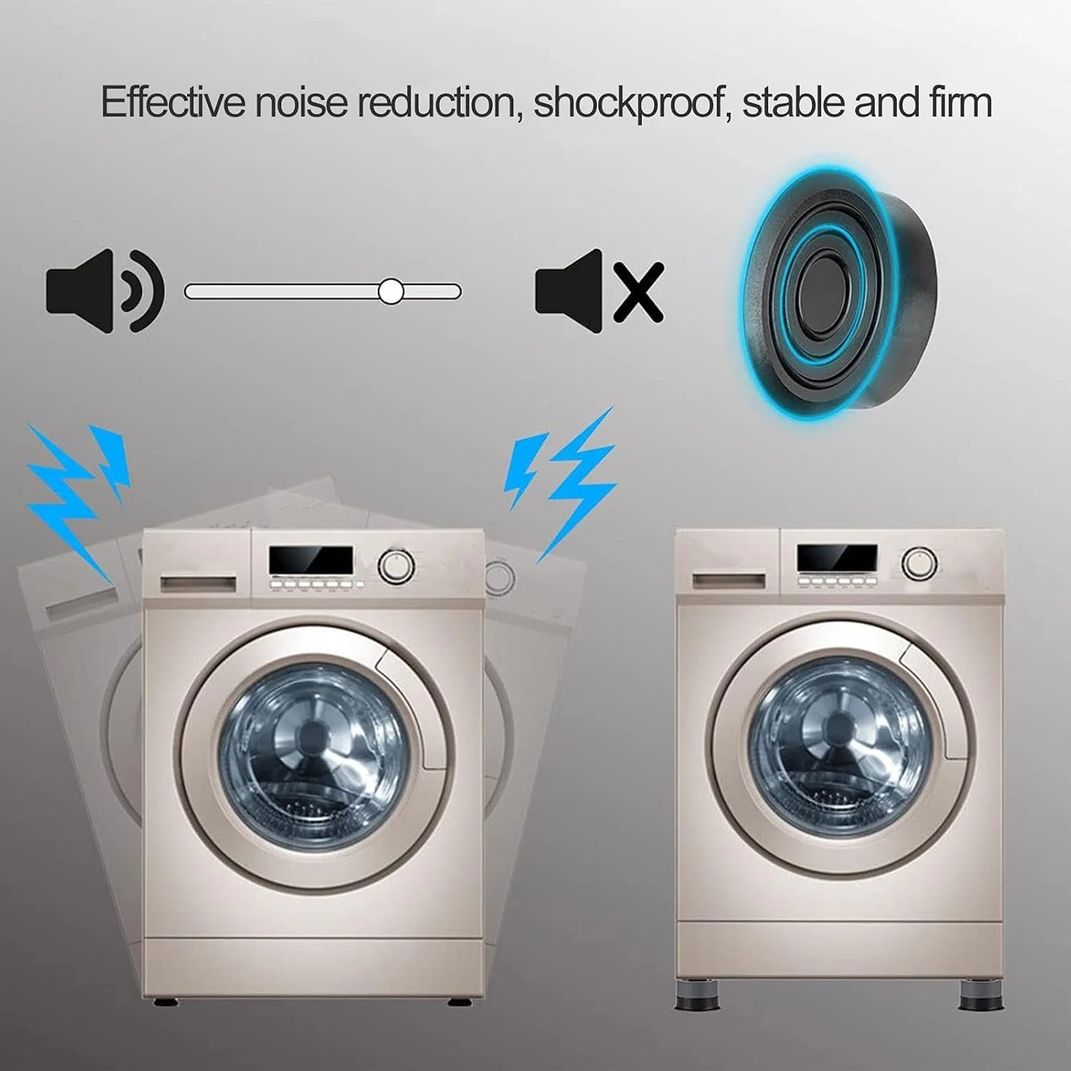 Washing Machine Support Pad – Adjustable Anti-Vibration Set | Deodap - Image 6