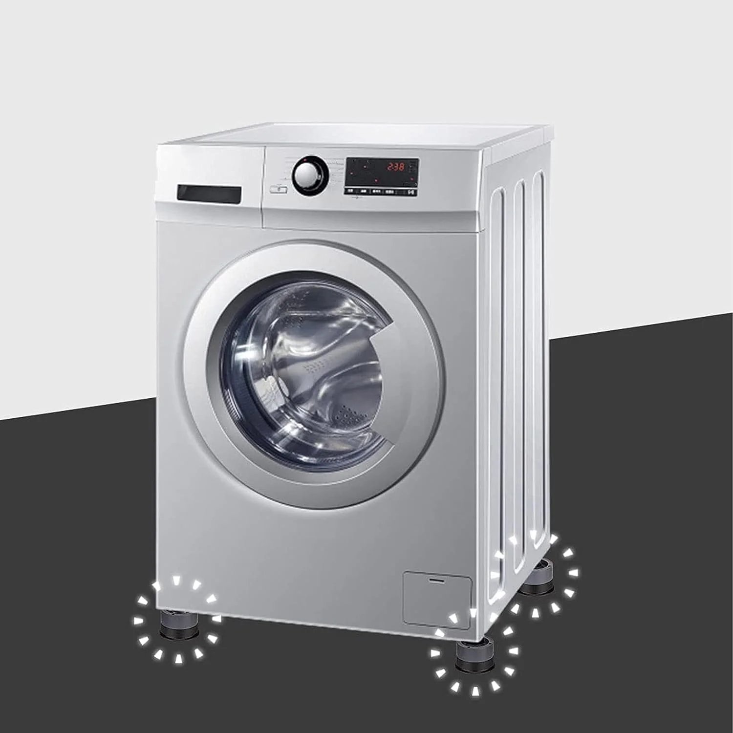 Washing Machine Support Pad – Adjustable Anti-Vibration Set | Deodap - Image 9