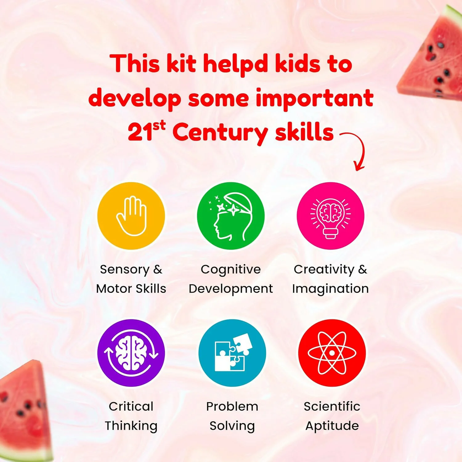 Watermelon Jelly Cube Slime Kit – Creative DIY Sensory Play - Image 4