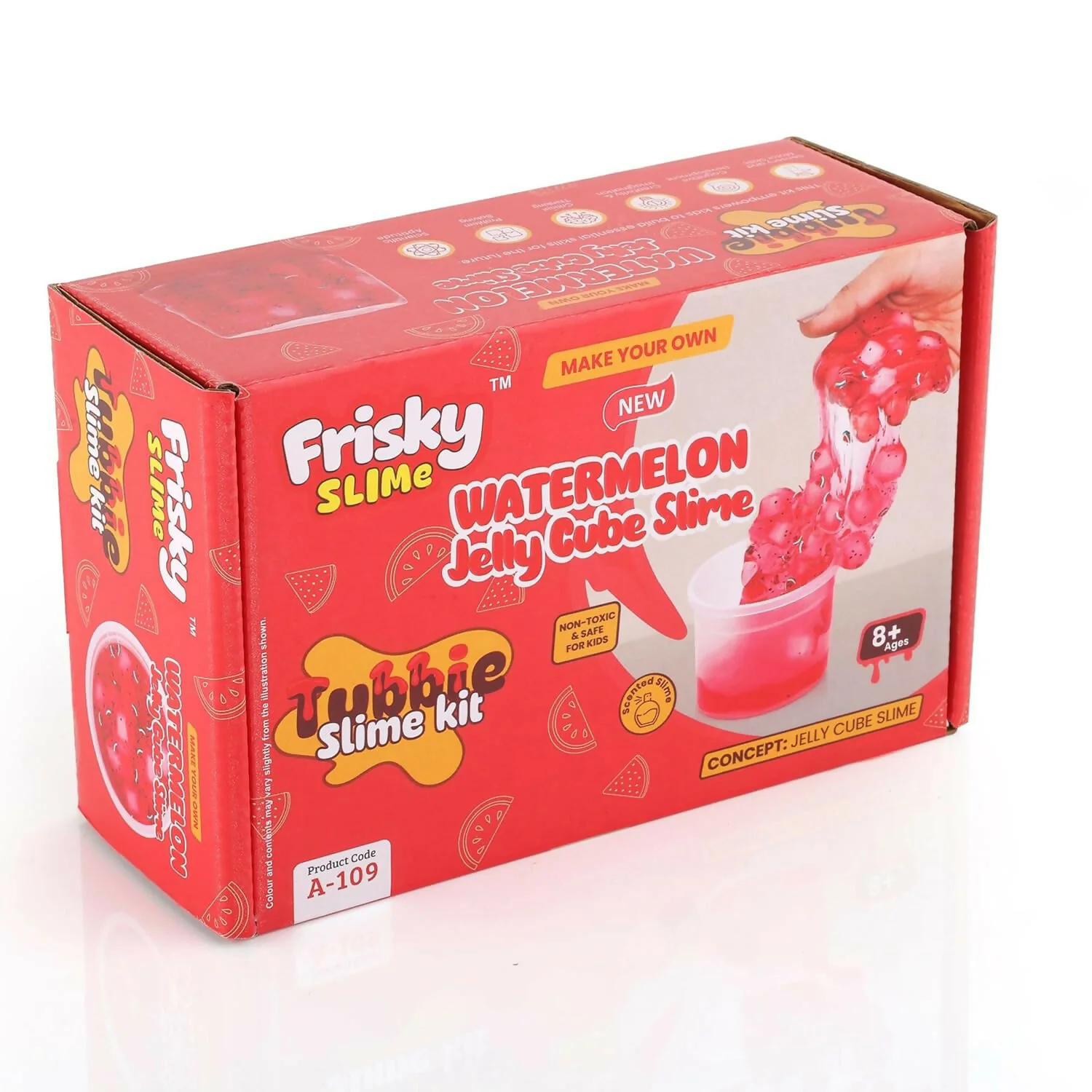 Watermelon Jelly Cube Slime Kit – Creative DIY Sensory Play - Image 6