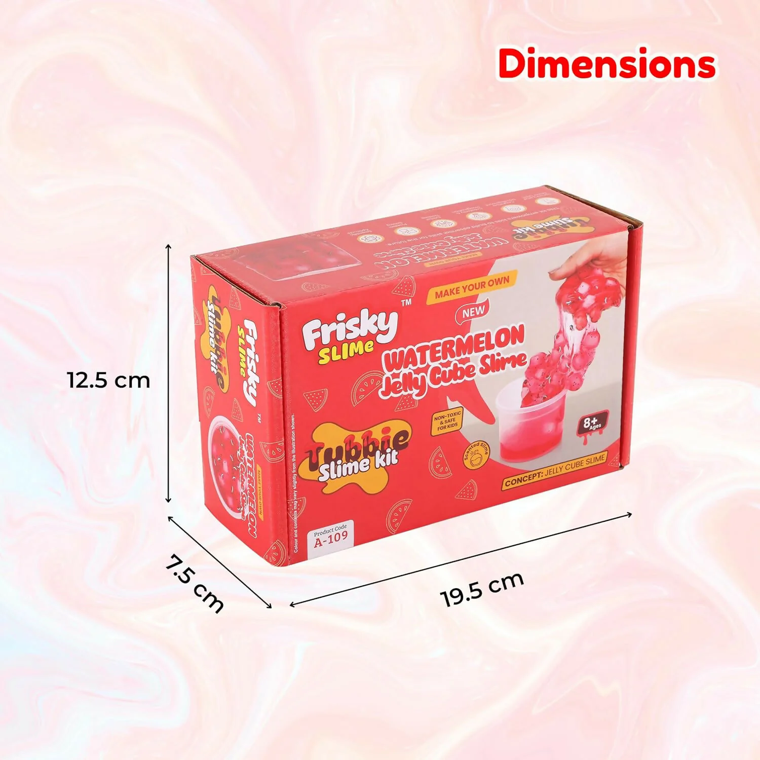 Watermelon Jelly Cube Slime Kit – Creative DIY Sensory Play - Image 7