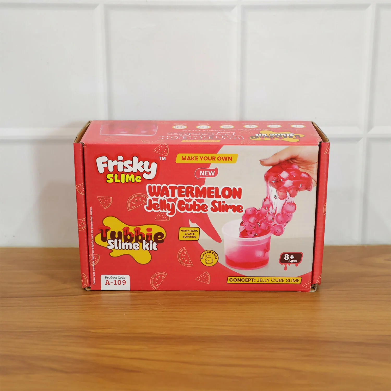 Watermelon Jelly Cube Slime Kit – Creative DIY Sensory Play - Image 8