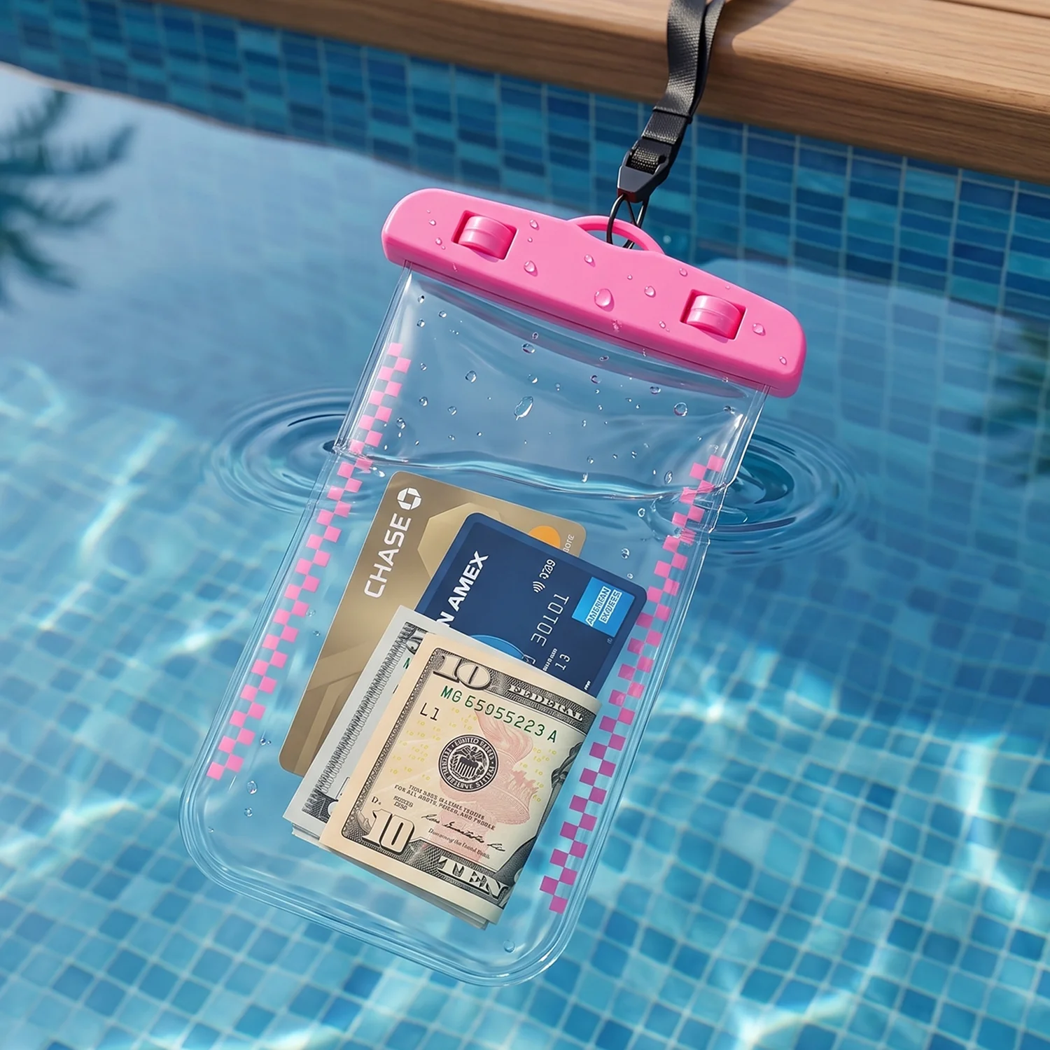 Waterproof Mobile Pouch Cover – Transparent & Secure with Lanyard - Image 5