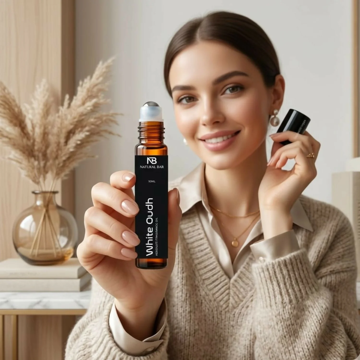 White Oud Attar Roll-On – Long-lasting Non Alcoholic Perfume - Image 2