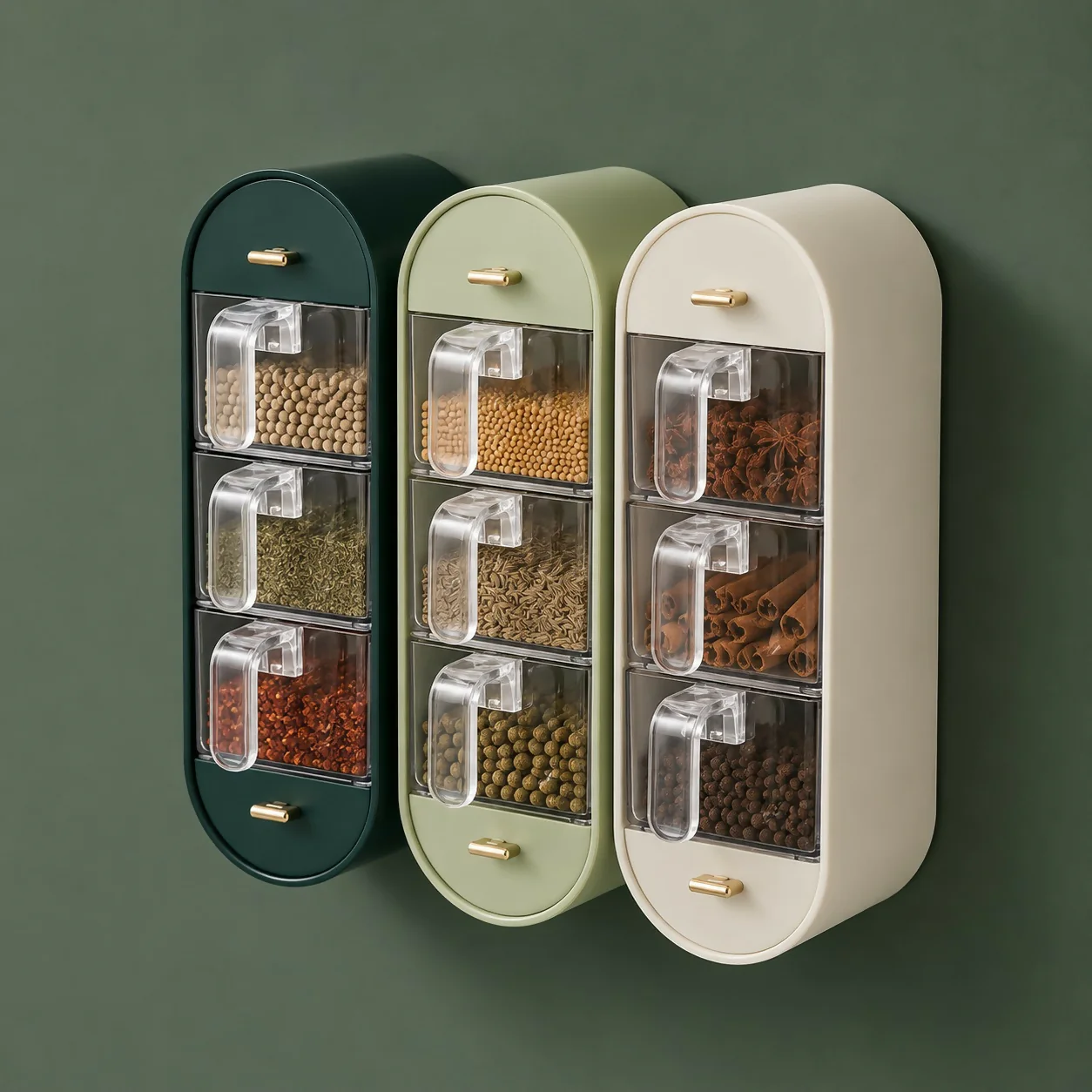 Wall Mounted Spice Organizer – Save Space & Keep Ingredients Visible - Image 5
