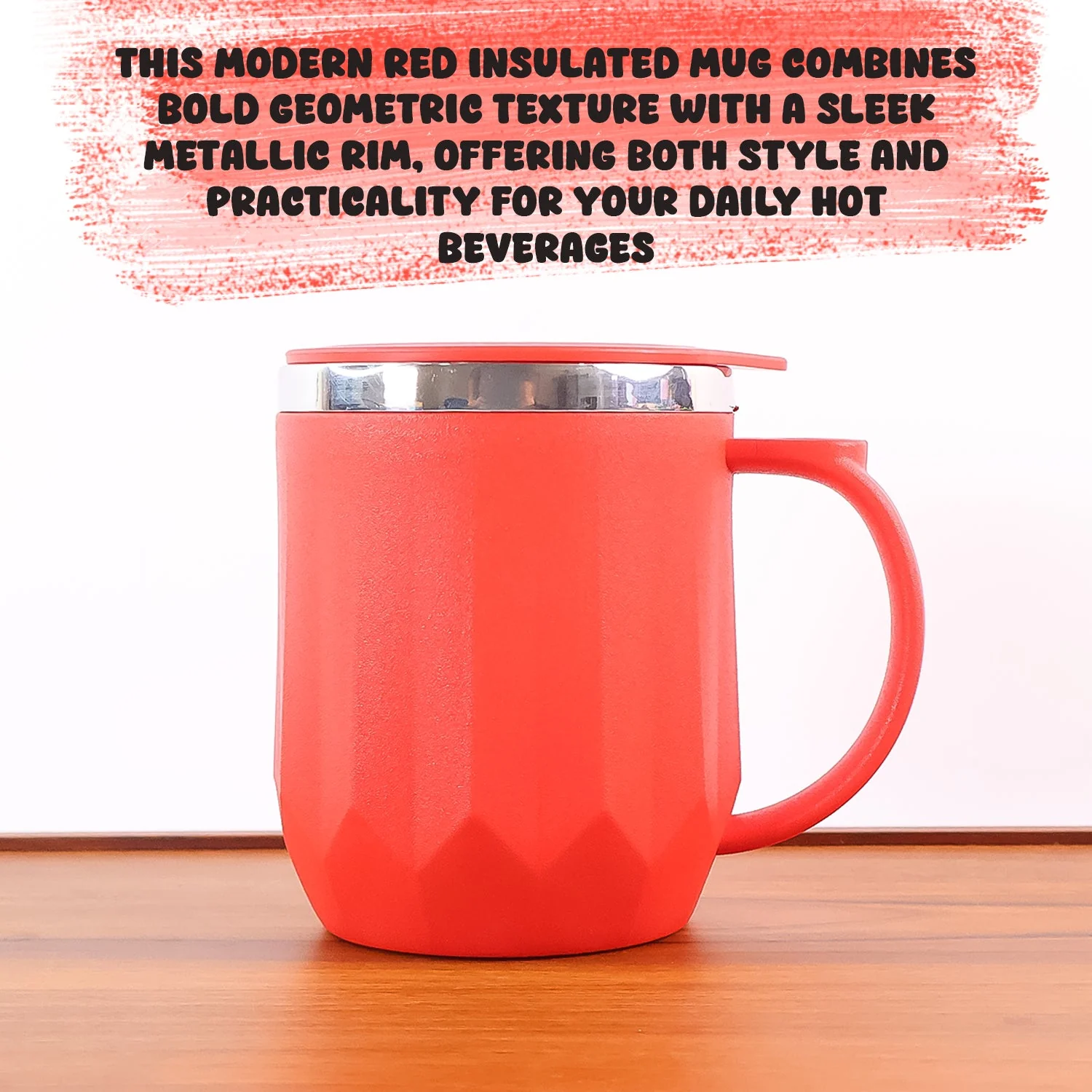 Stainless Steel Insulated Mug 350ml – Keeps Drinks Hot or Cold - Image 3