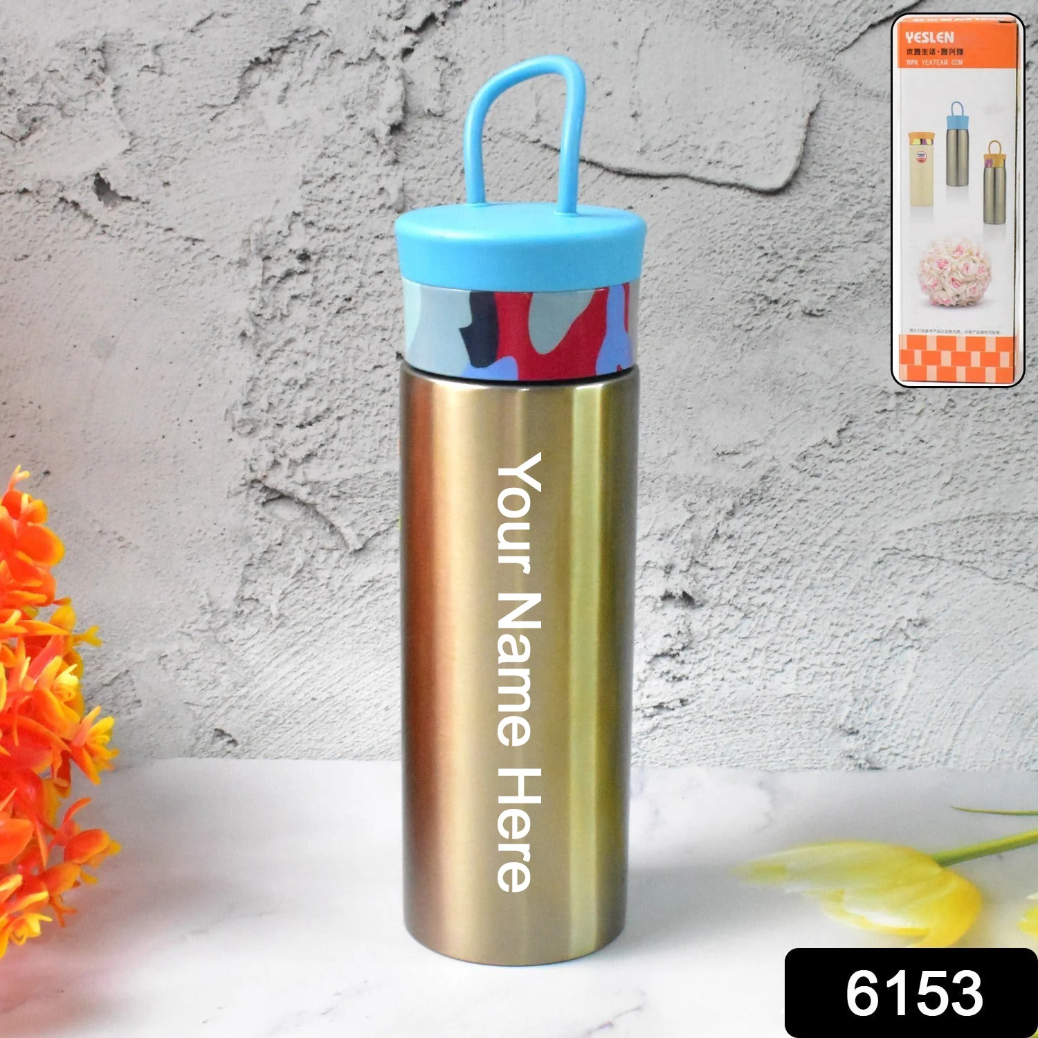 Stainless Steel Double Wall Water Bottle – Insulated 300ml - Image 2