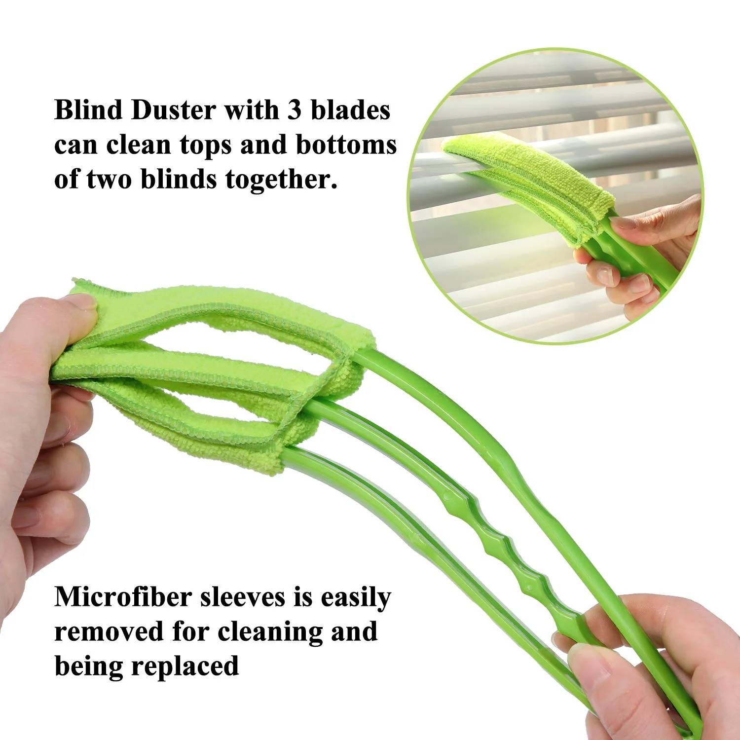 Window Blind Cleaner Brush – Microfiber Duster Tool | Velvet Wipe - Image 7