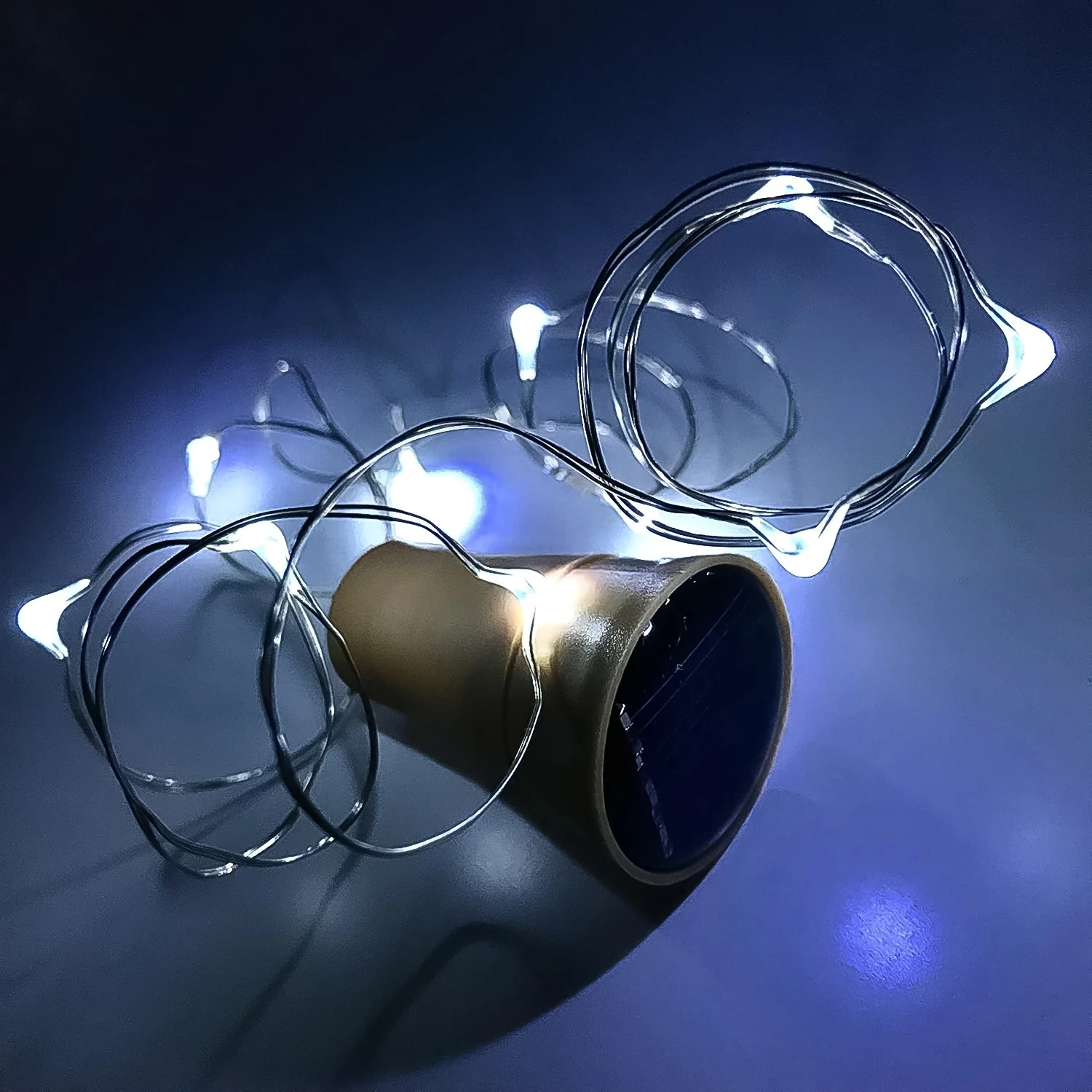 Wine Bottle Cork String Lights – 2M Multi LED Copper Wire | Own Hydrate - Image 3
