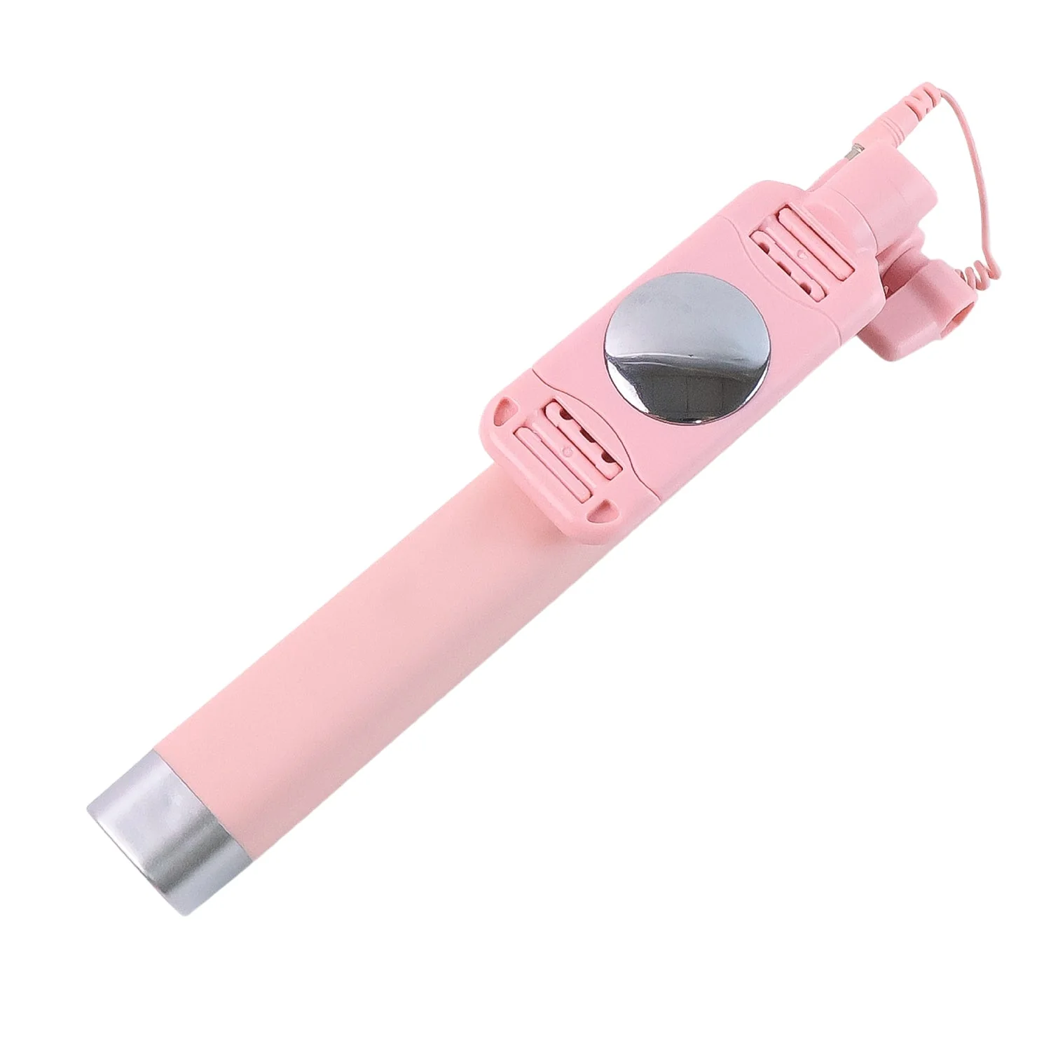 Wired Selfie Stick with Rearview Mirror – Extended 78 cm Reach - Image 5