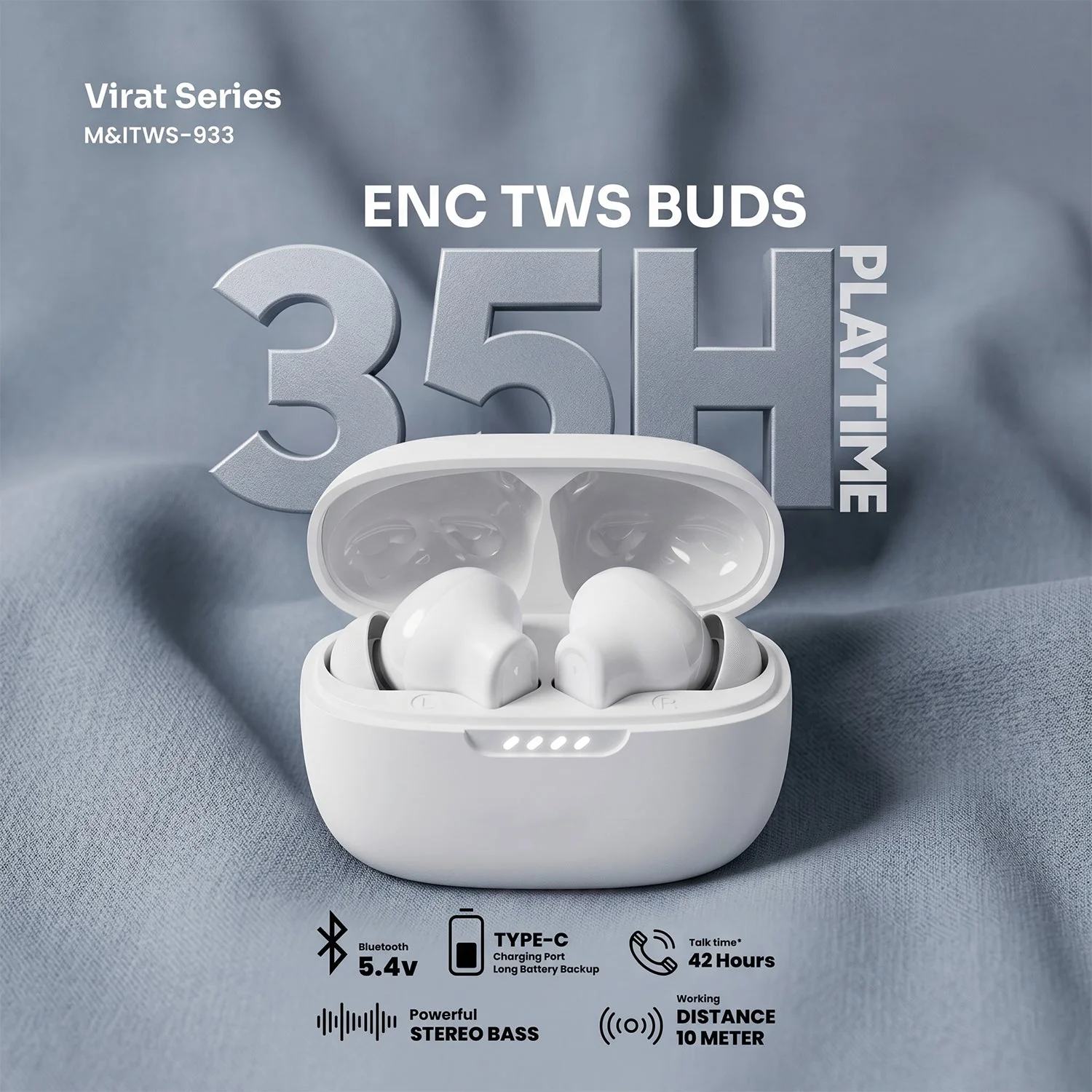 Wireless Bluetooth Earbuds – Powerful Sound & Long Battery Life - Image 3
