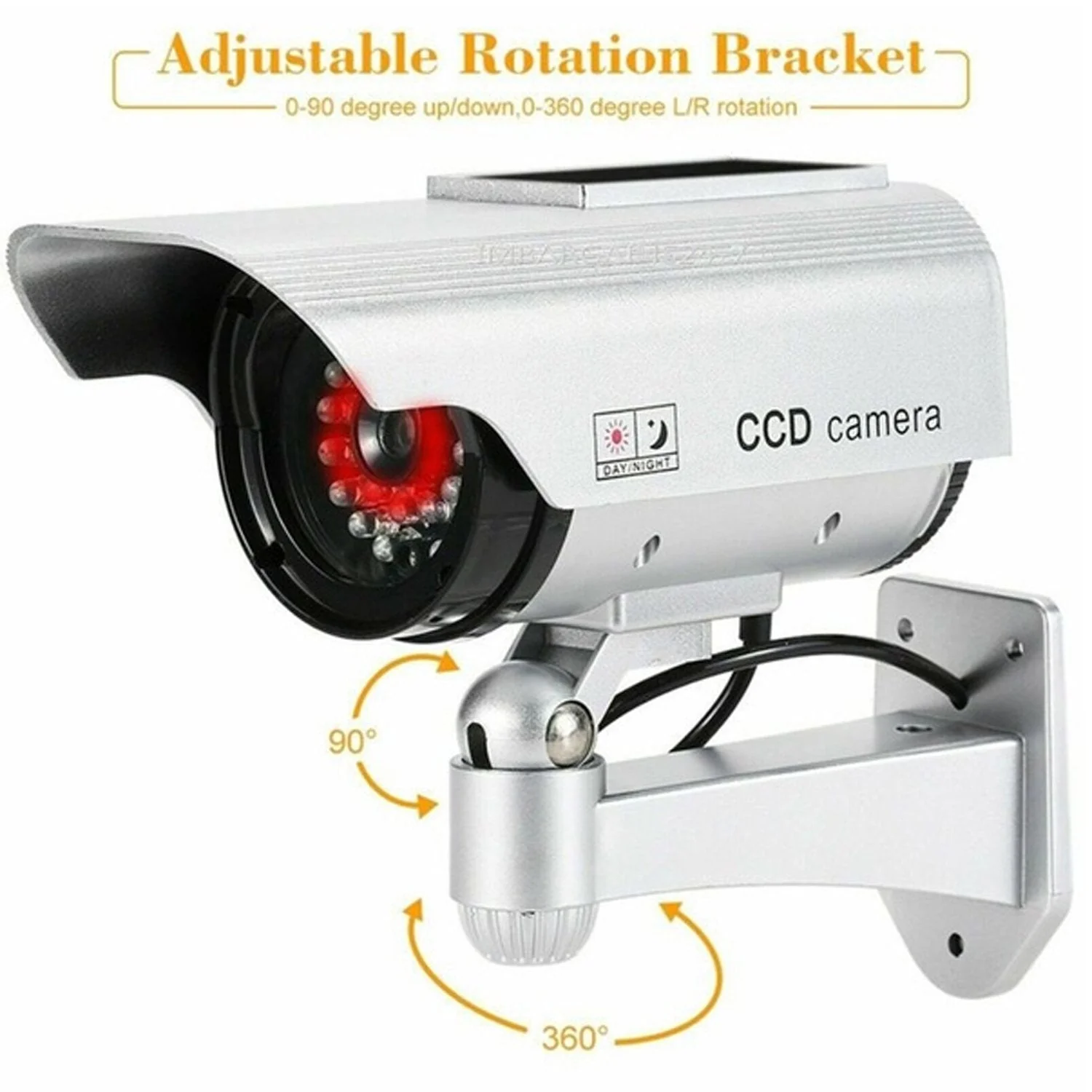 Dummy Security Camera – Outdoor Fake CCTV with LED | AutoSafeo - Image 3