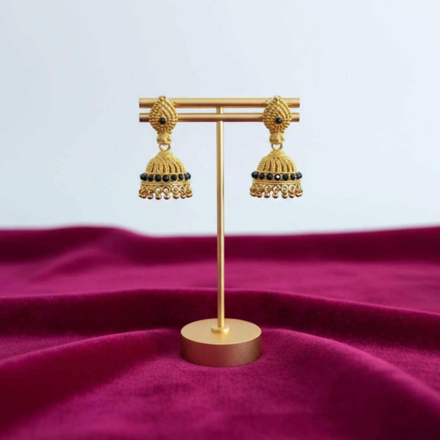 Jhumka Earrings – Stylish Gold-Plated Traditional Jewellery - Image 3