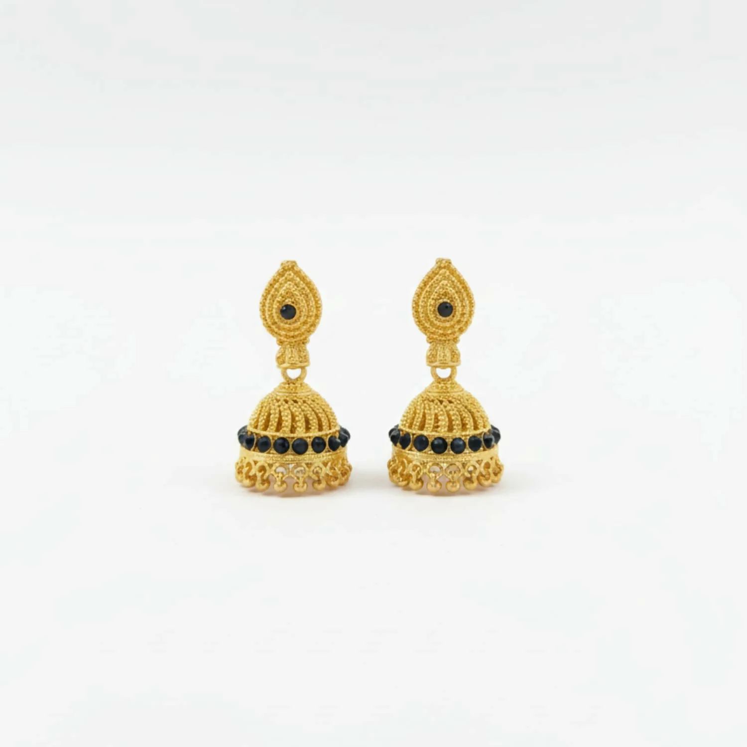 Jhumka Earrings – Stylish Gold-Plated Traditional Jewellery - Image 4