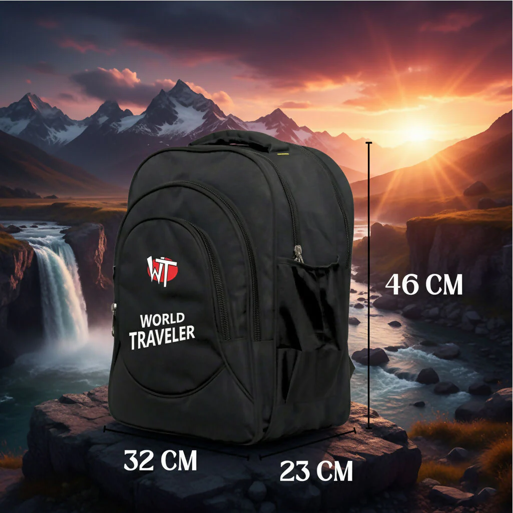 Travel Backpack – Lightweight Multi-Compartment Laptop Bag - Image 5