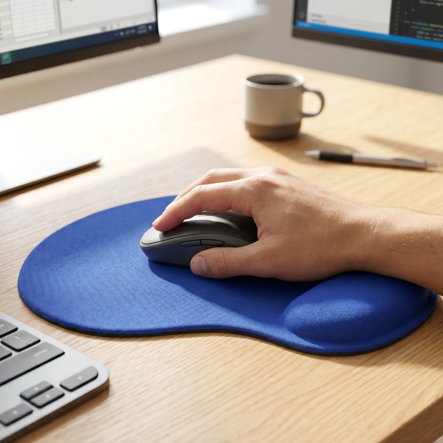 Ergonomic Wrist Rest – Soft Cushion Mouse Pad | Compshop - Image 4
