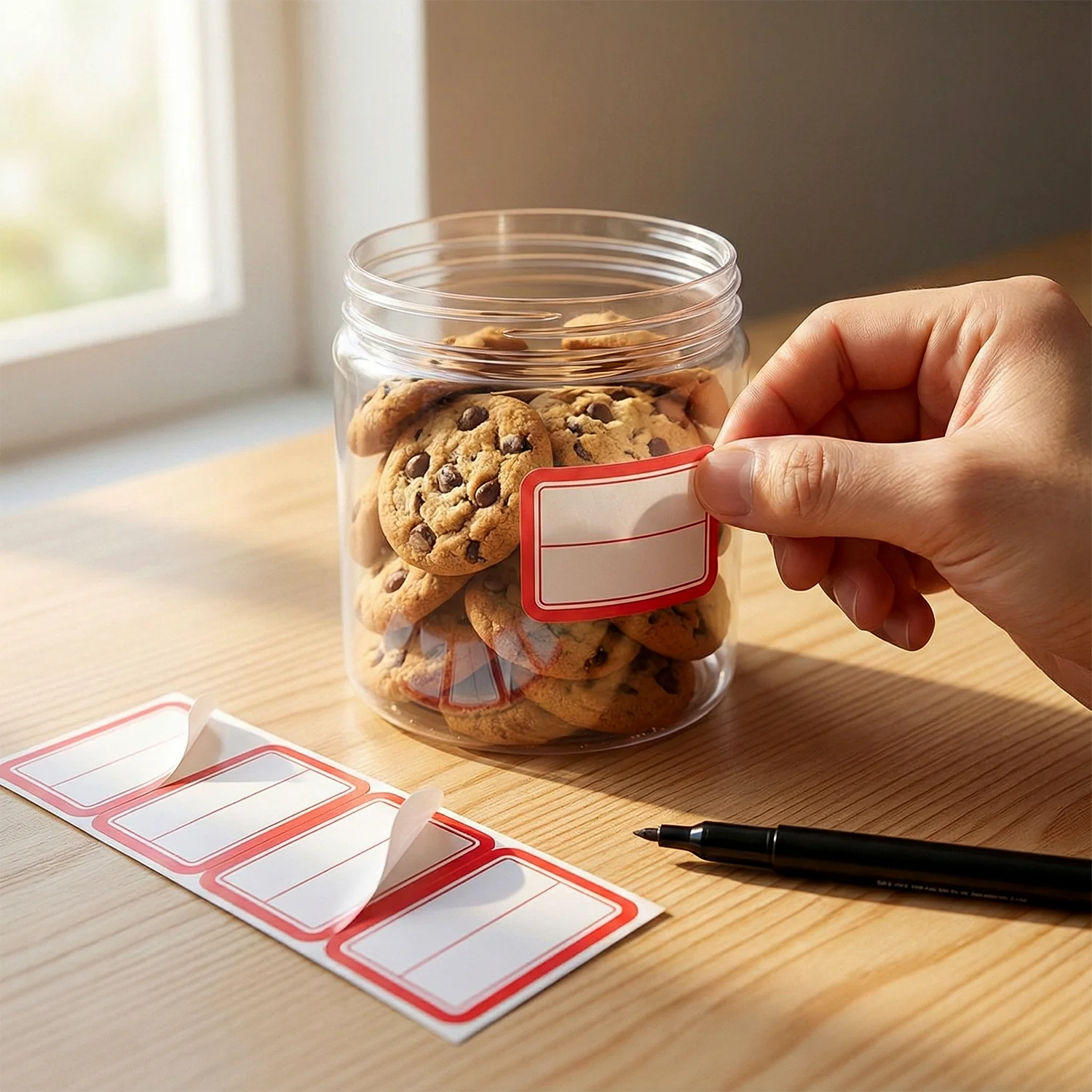 Writable Label Stickers – 50 Sheets Strong Adhesive for Easy Organizing - Image 7