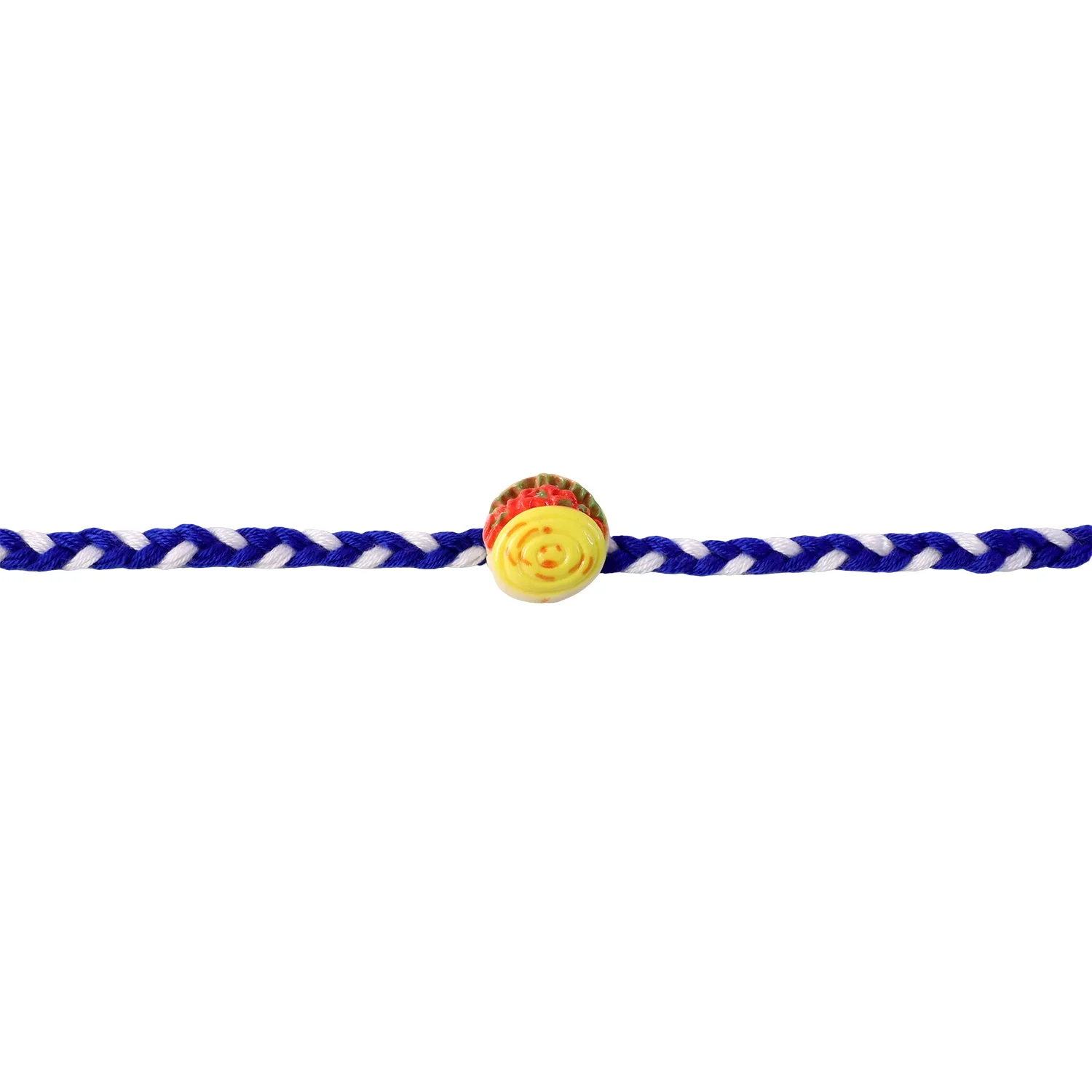 Yellow Sweet Dessert Dori Rakhi, Elegant & Festive Design - Image 5