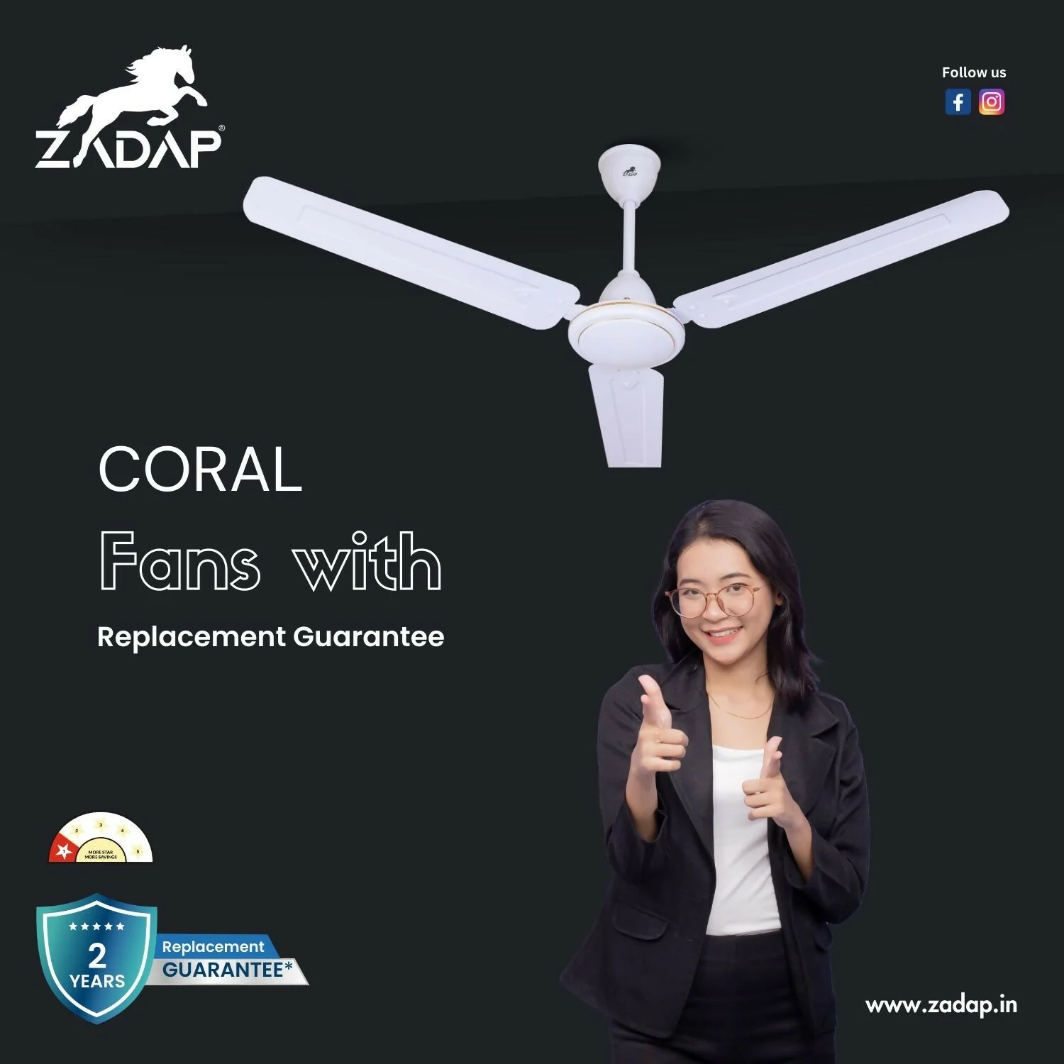 Buy Energy Efficient Ceiling Fan – Silent High-Speed Design - Image 2