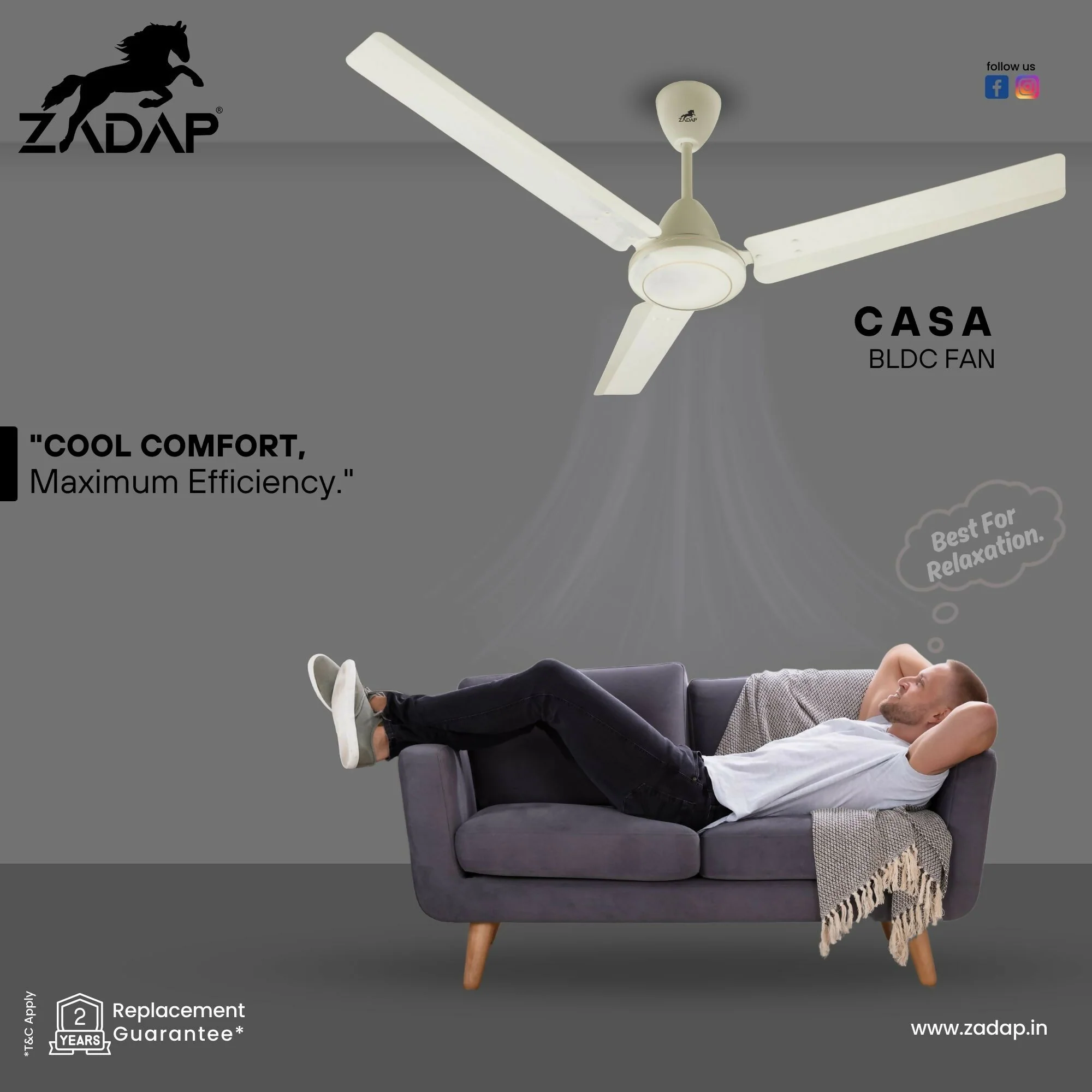 BLDC Ceiling Fan – Energy Saving & Silent Operation for Home - Image 2