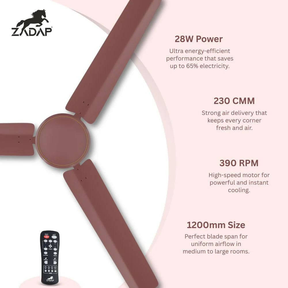 Energy Efficient Ceiling Fan – High Speed 390 RPM & Remote Control - Image 6
