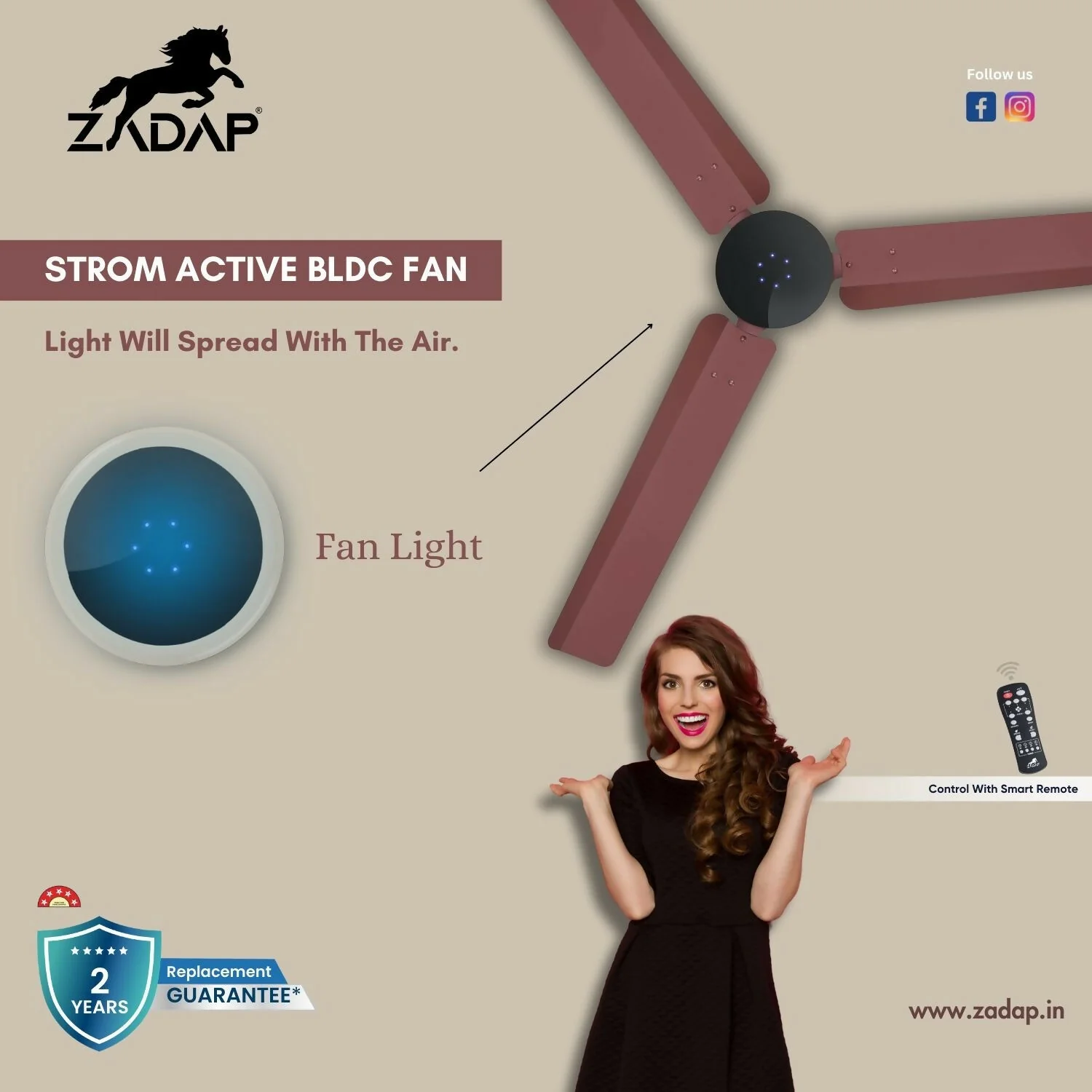 High Speed BLDC Ceiling Fan – Energy Saving & Silent Operation - Image 6