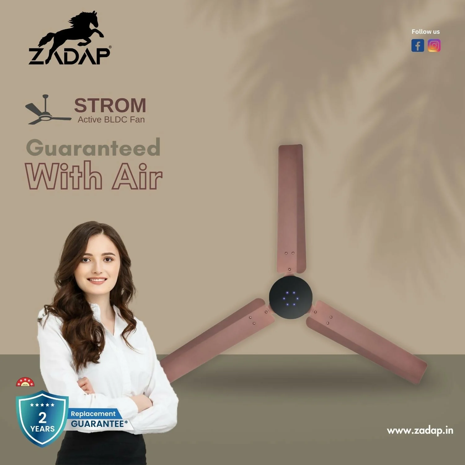 BLDC Ceiling Fan – Energy-efficient, Whisper-quiet Operation with Remote - Image 2