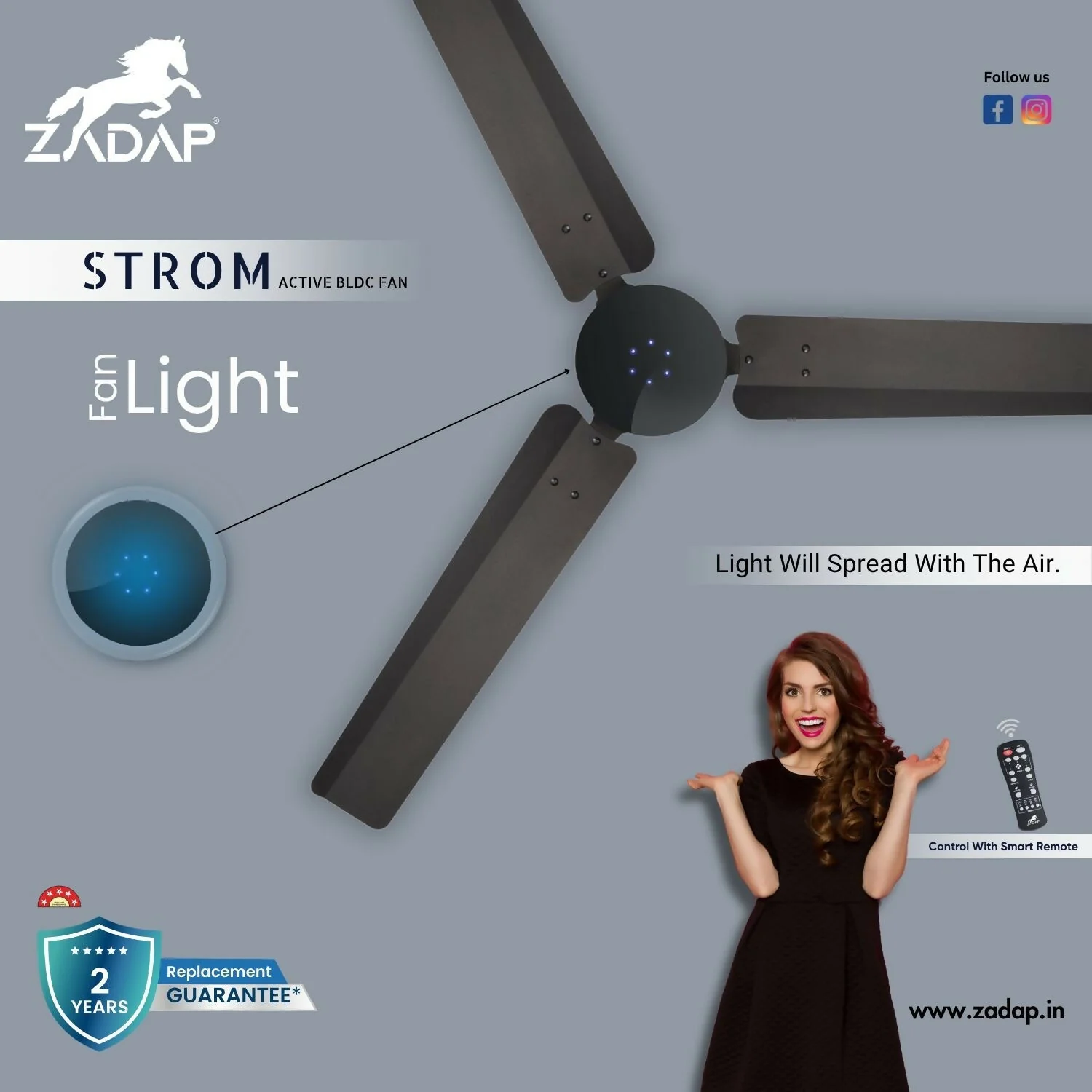 BLDC Ceiling Fan – Energy-efficient & Remote Controlled for Modern Homes - Image 6